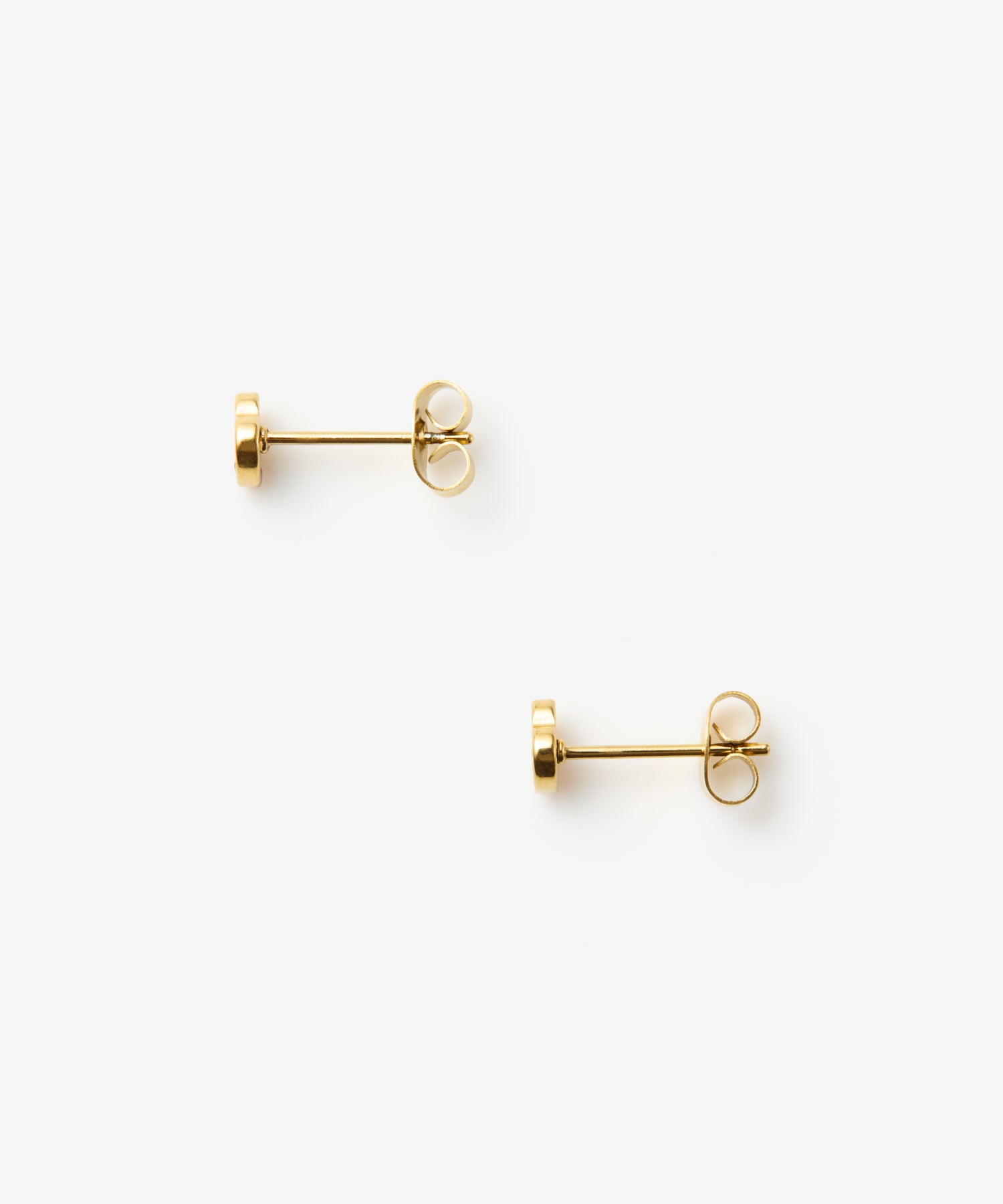 [Gold] Zirconia Heart Earrings