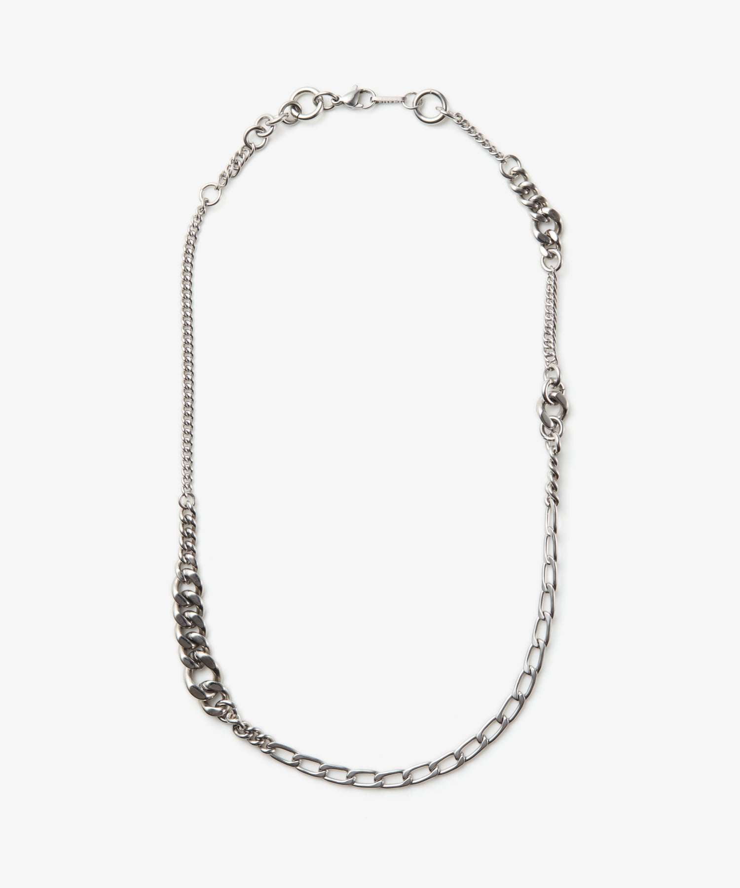 [Silver] MIX Chain Necklace