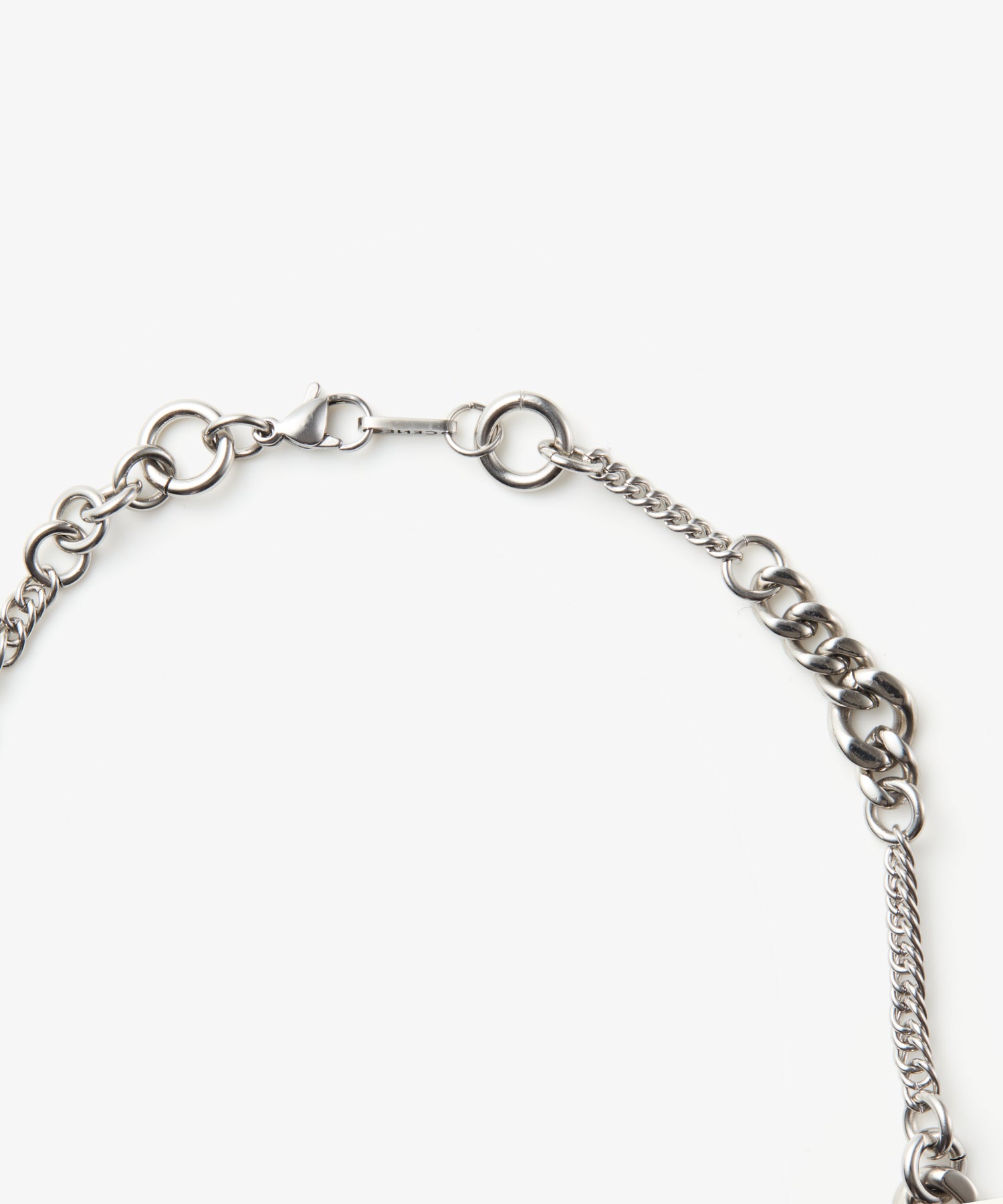 [Silver] MIX Chain Necklace