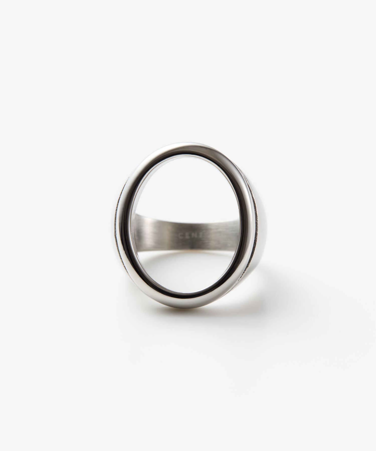 シルバー]ラウンドオープンリング