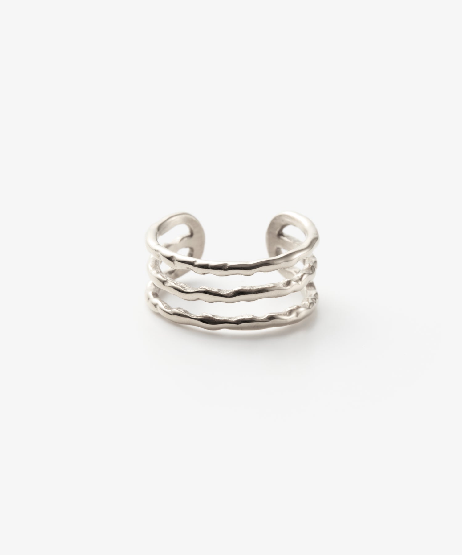 [Silver] Nuanced Striple Line Ring