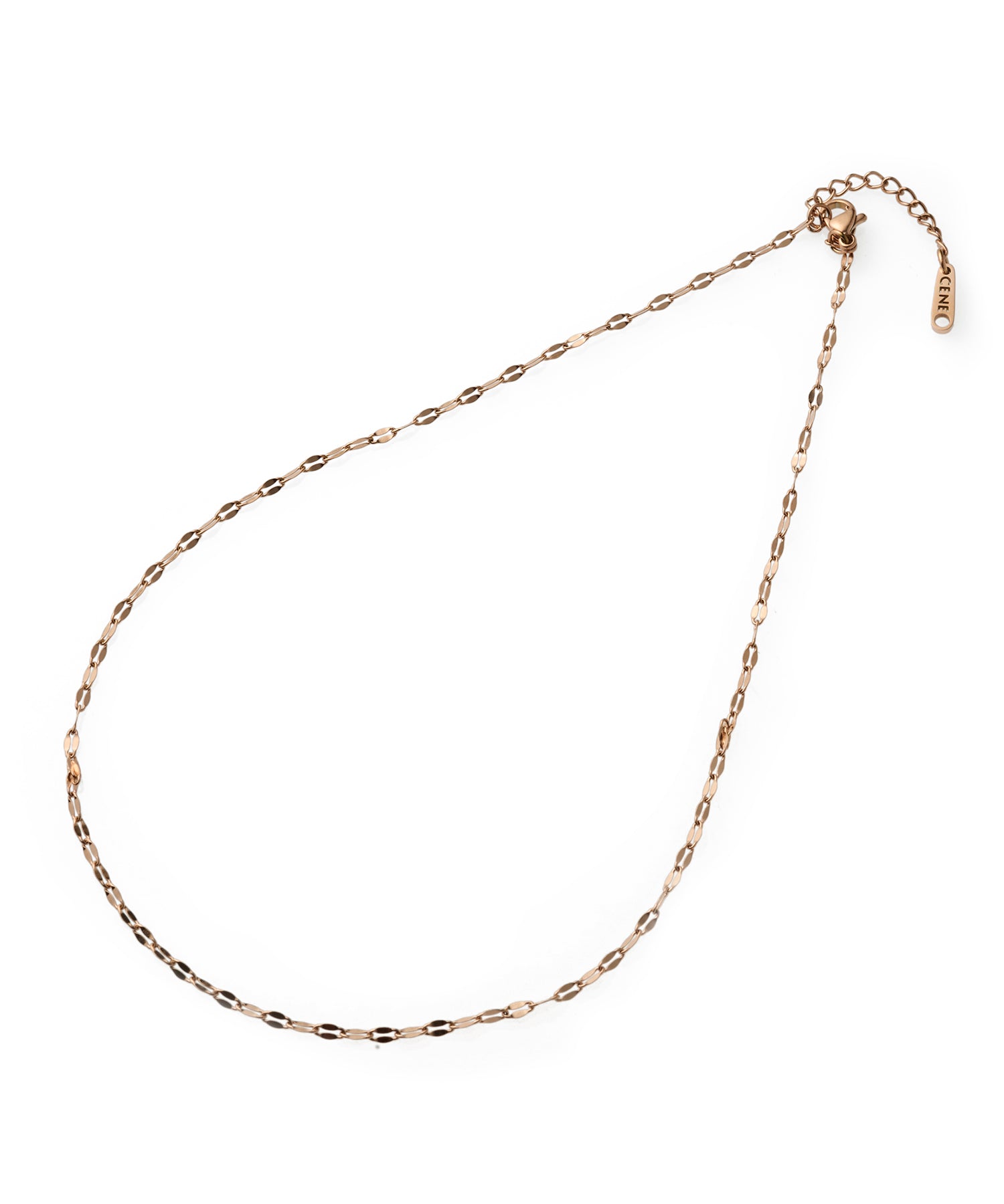 【ころりん】ネックレス　K18　ピンクゴールド　ペタルチェーン　新品未使用 ピンクゴールド]ペタルチェーンネックレス