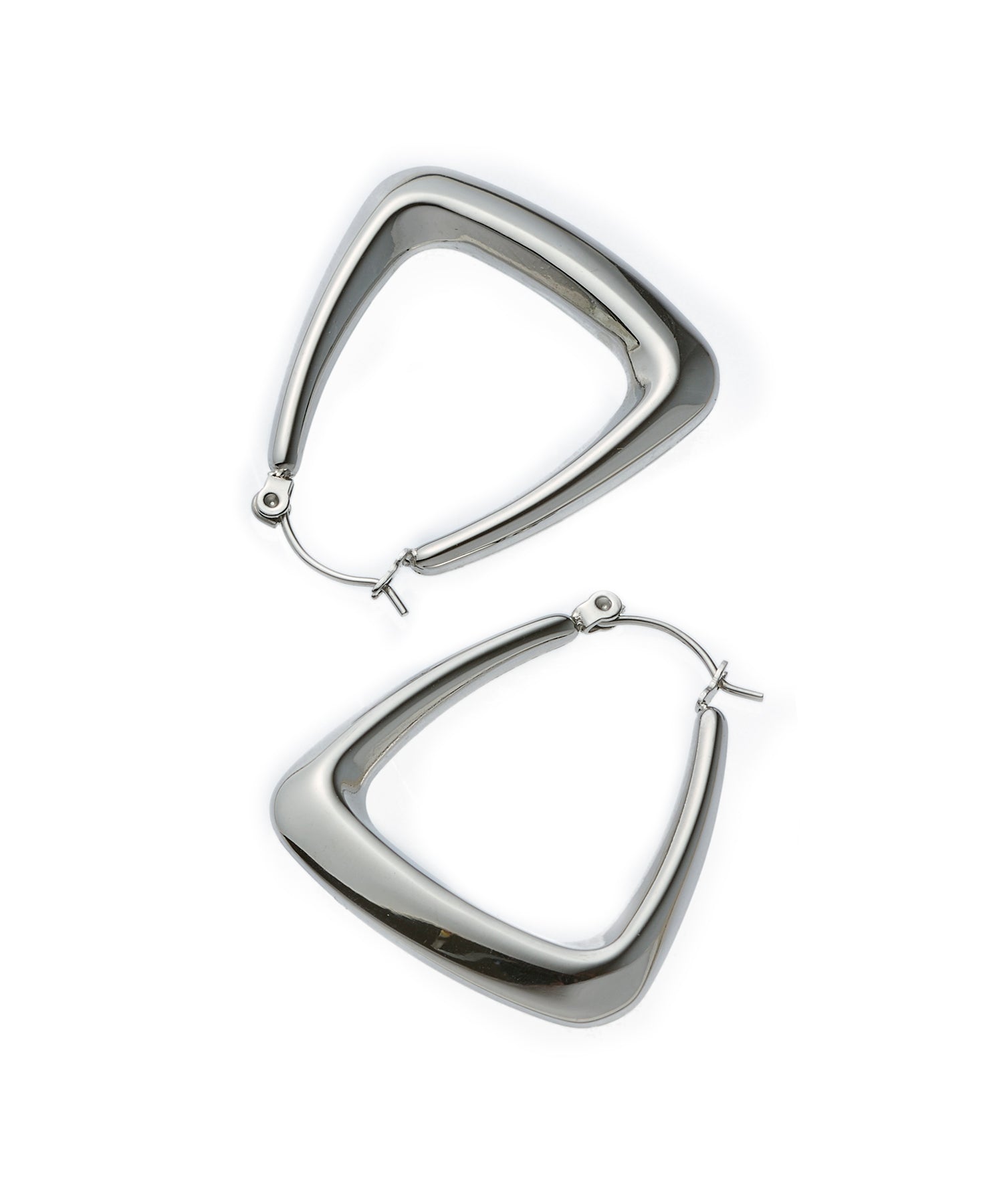 [シルバー]トライアングルピアス