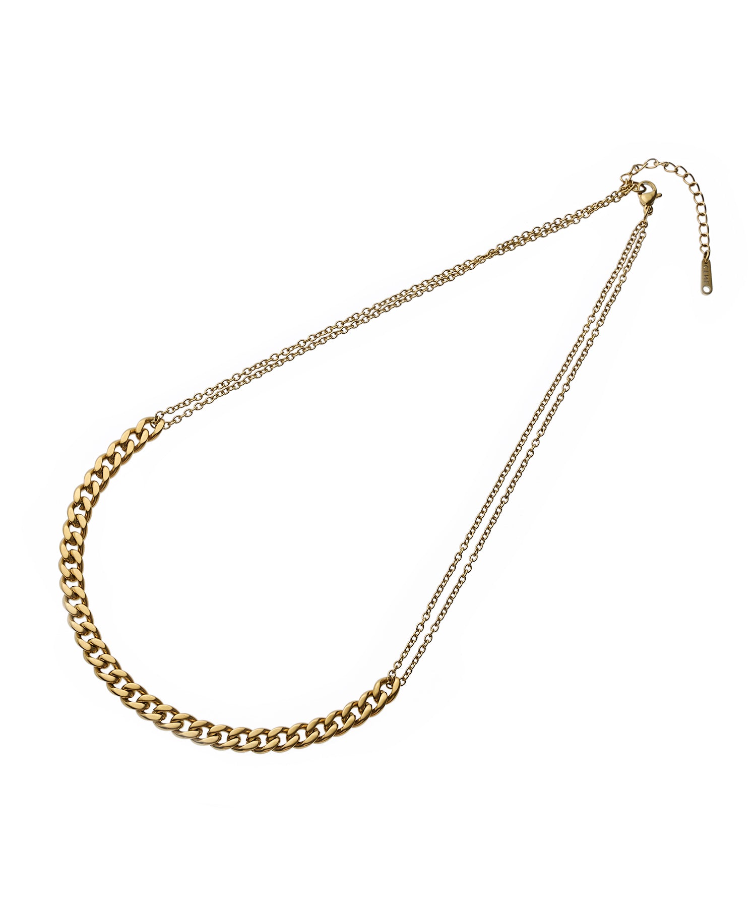 [Gold] Double Chain Necklace
