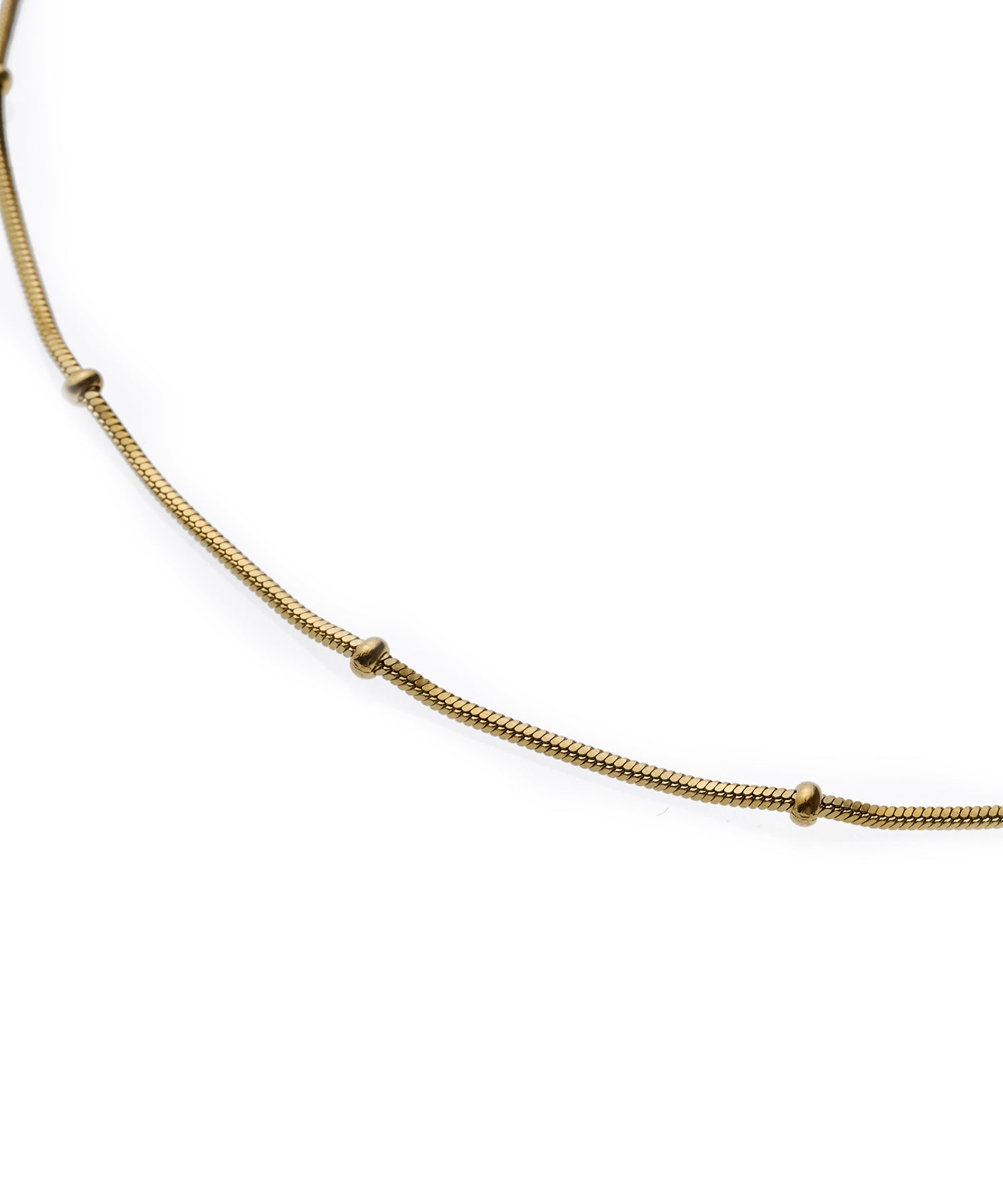 [Gold] Point Dot Necklace