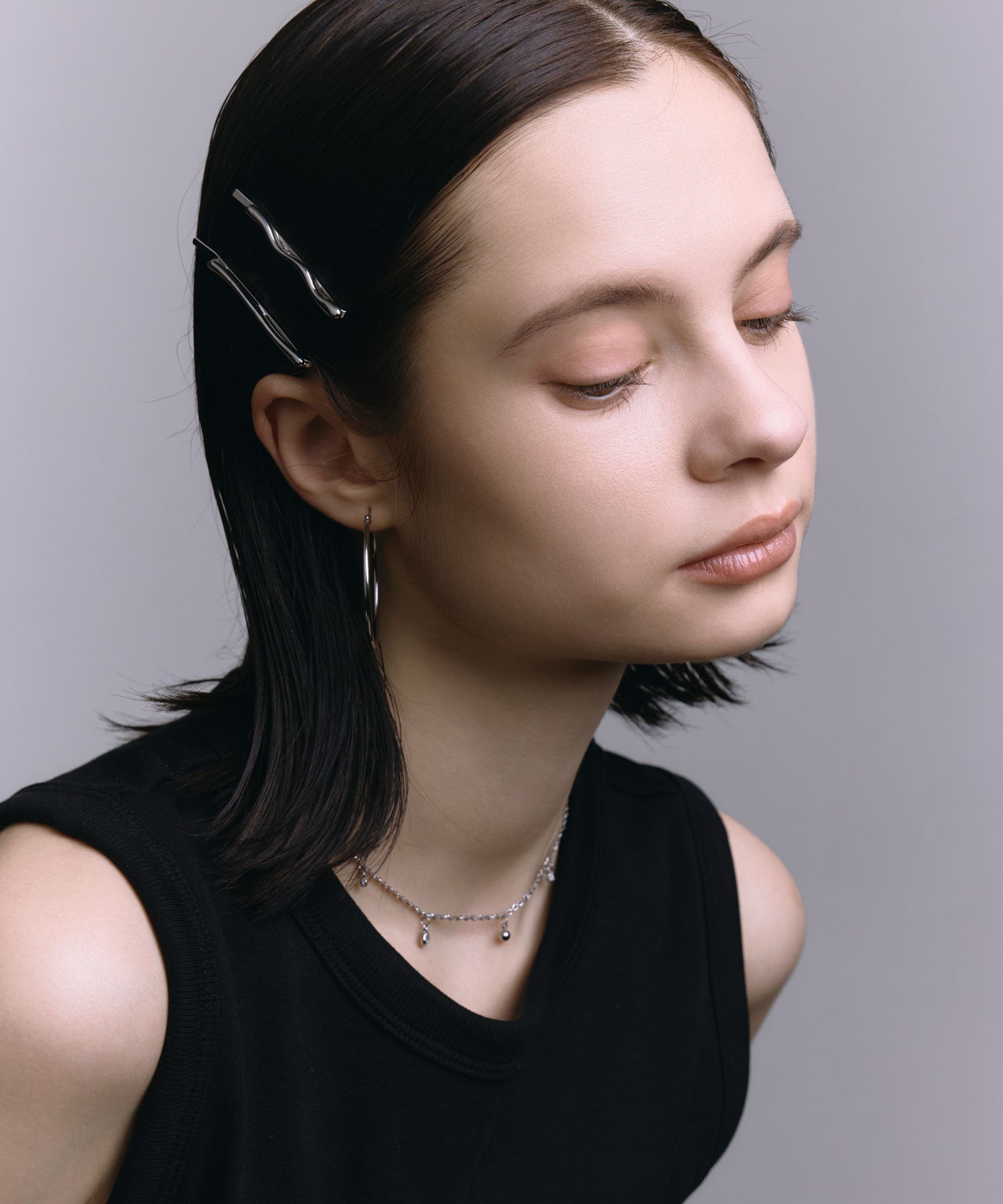 [銀色]2P細微差別金屬針