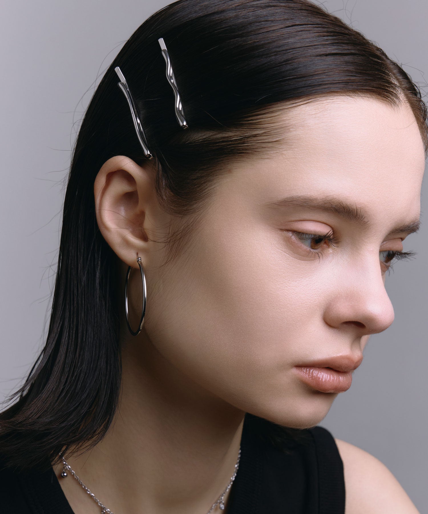 [銀色]2P細微差別金屬針