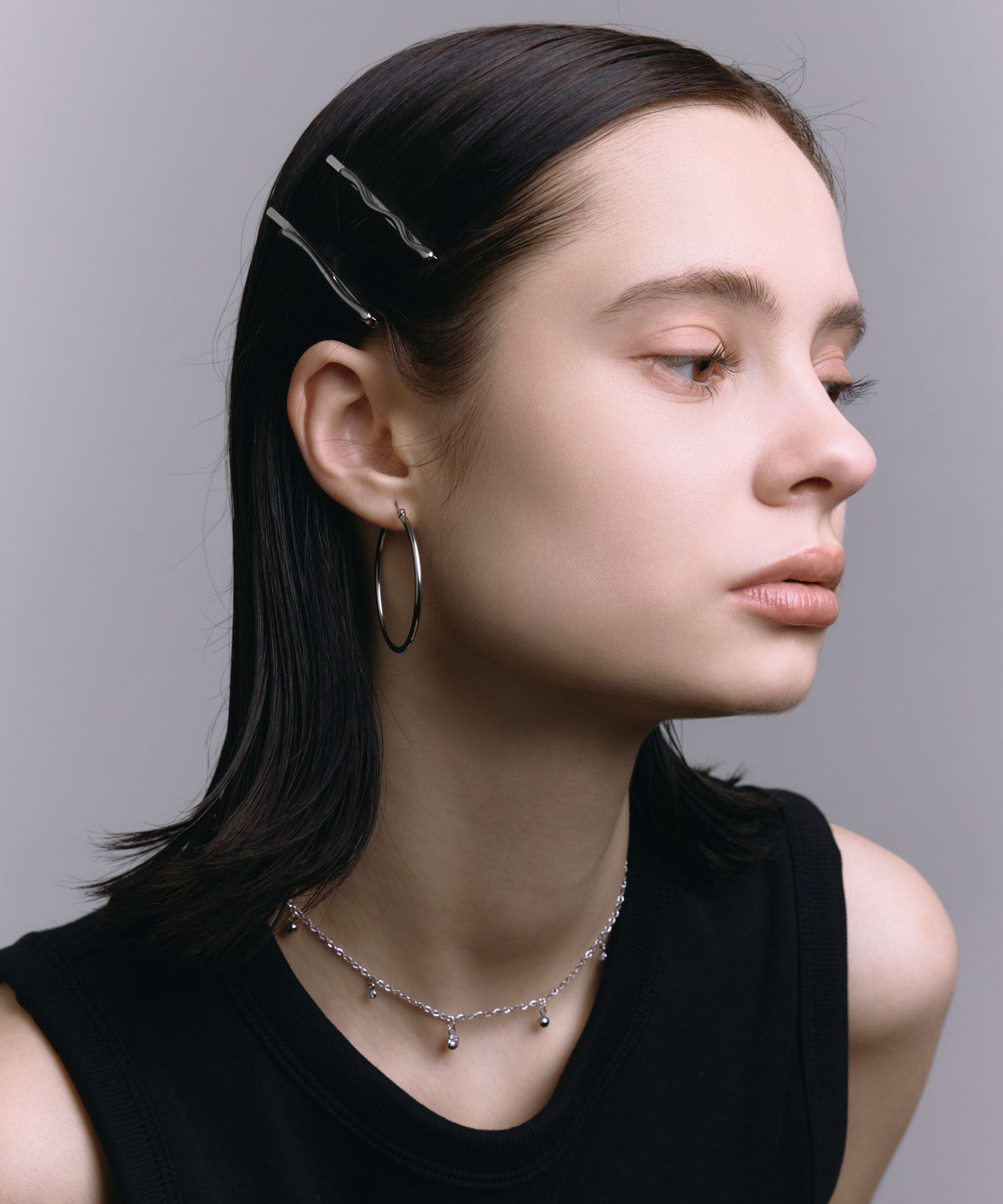 [銀色]2P細微差別金屬針