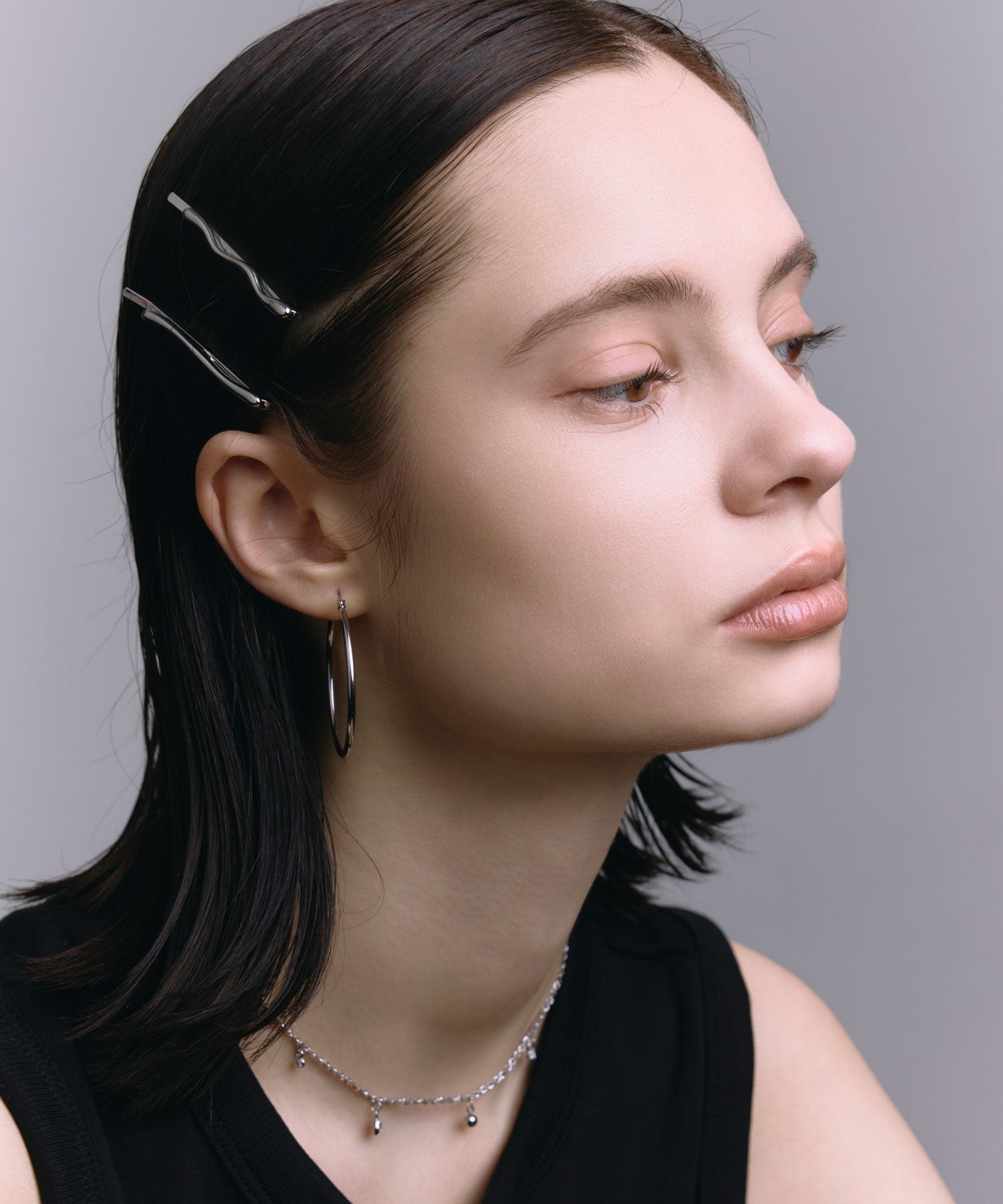 [銀色]2P細微差別金屬針