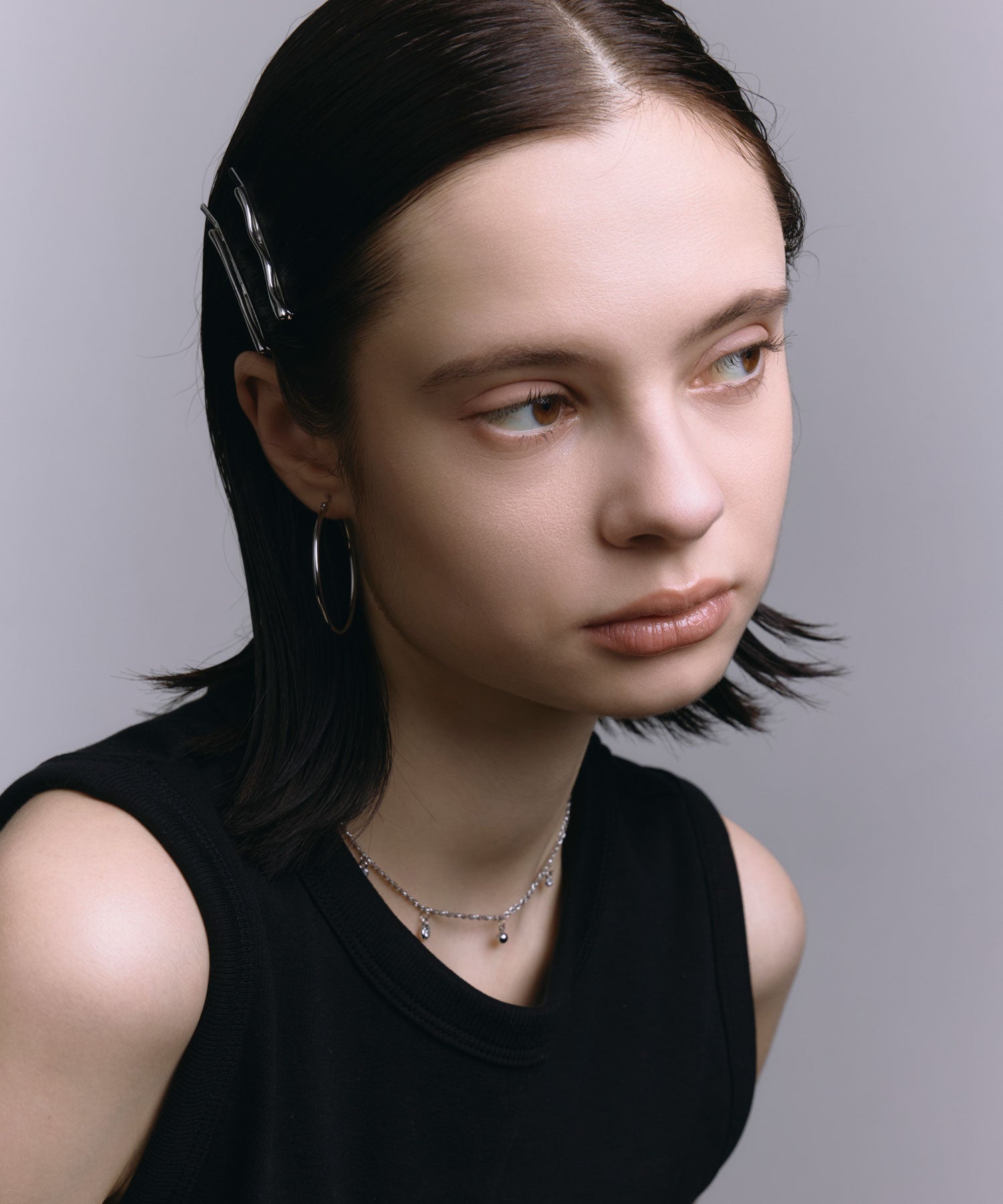 [銀色]2P細微差別金屬針