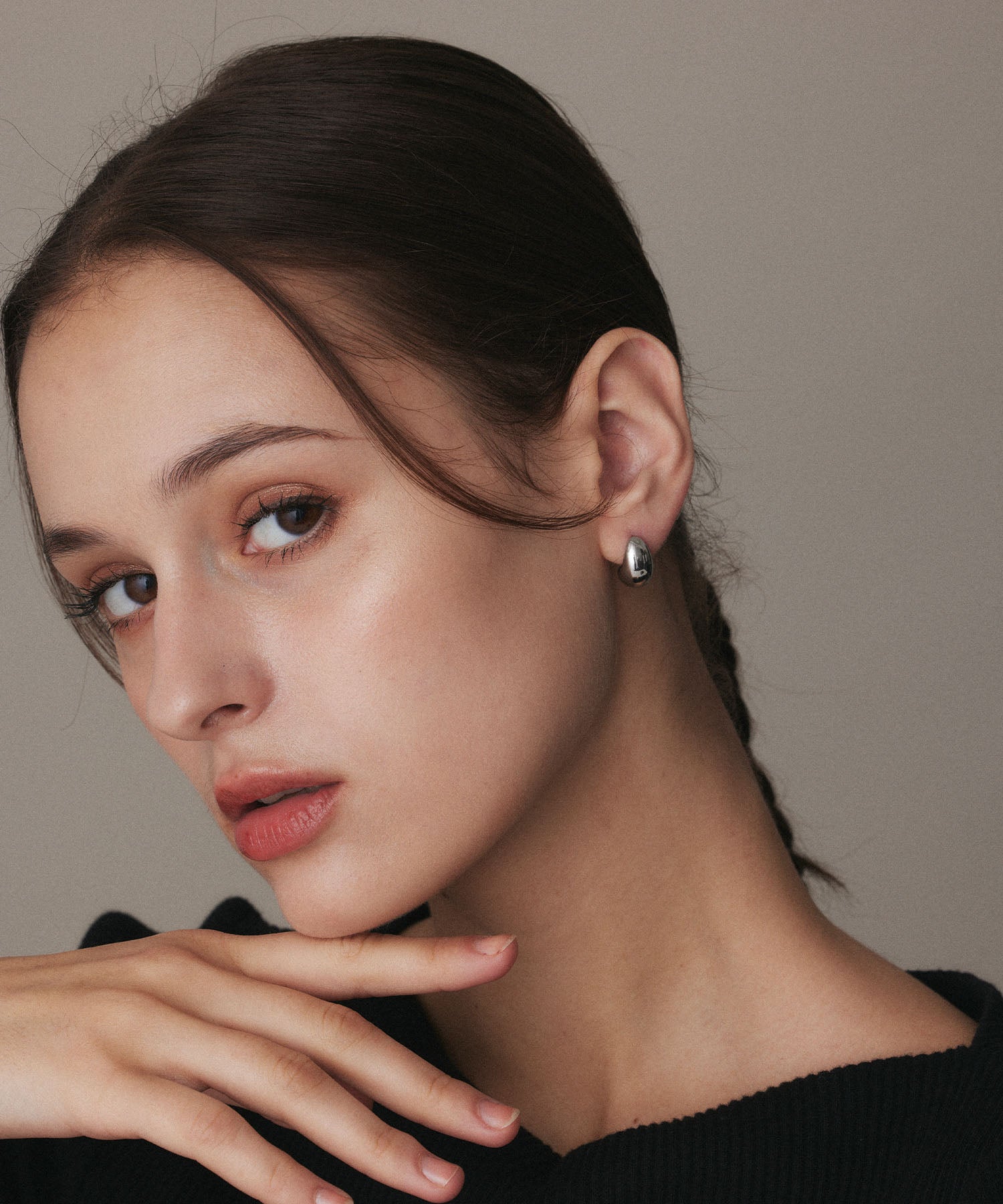 シルバー]バルーンピアス