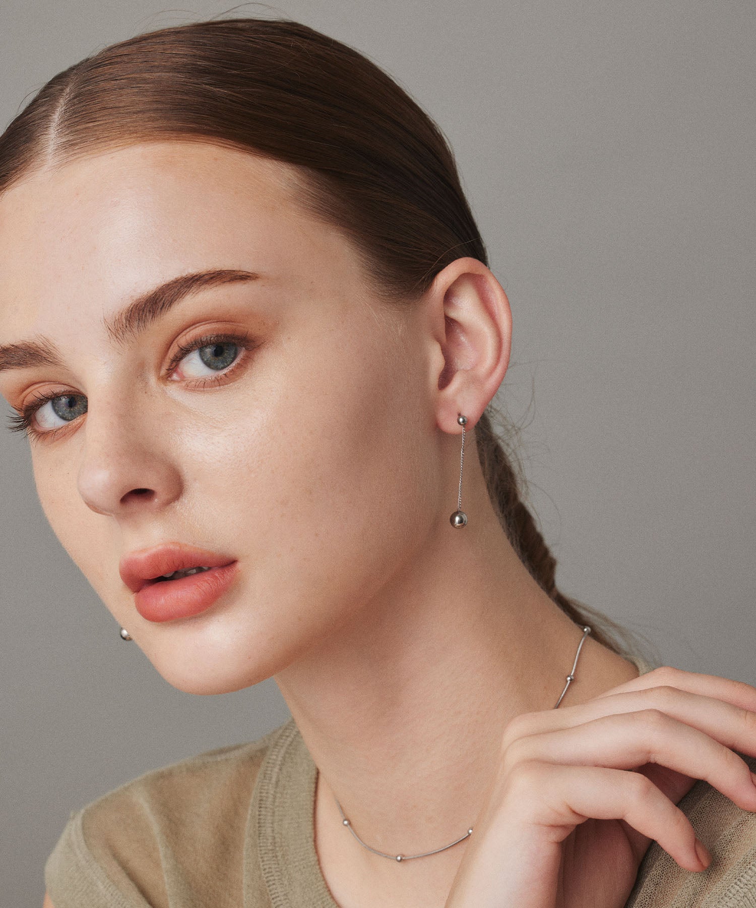 [Silver] Dotball Necklace