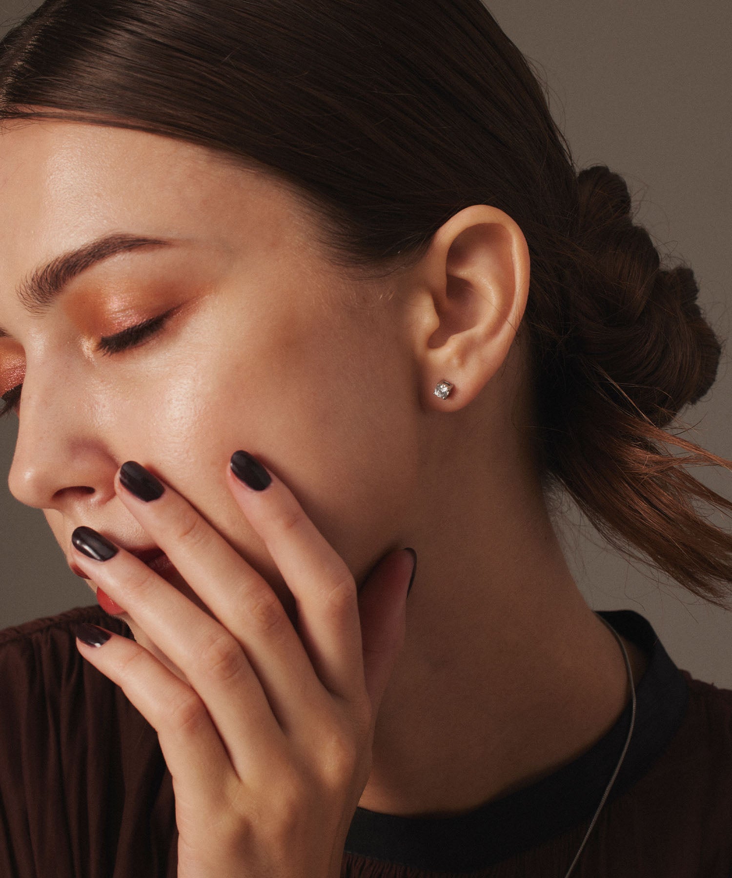 [Silver] Zirconia earrings