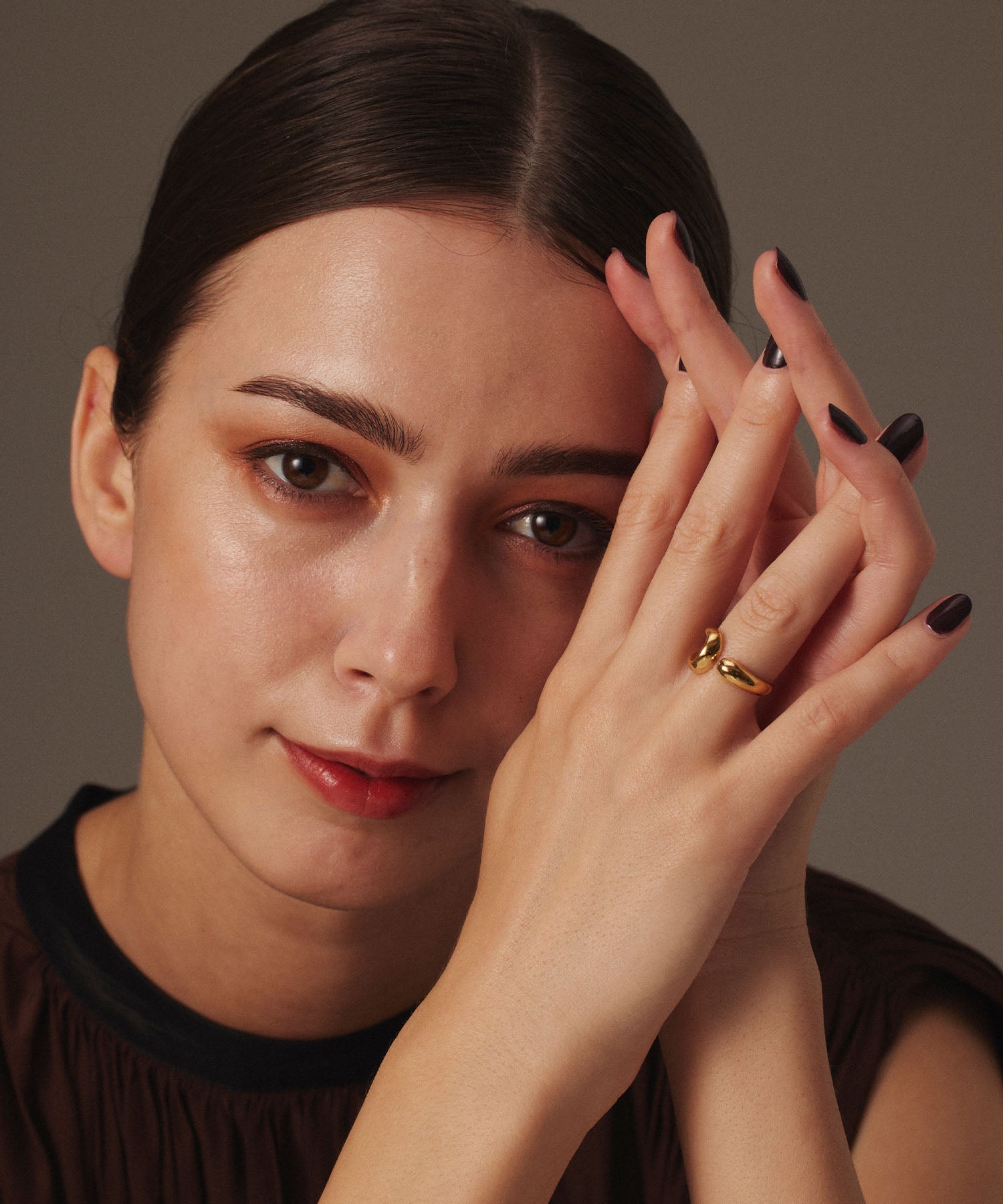 [Gold] Hold Line Ring