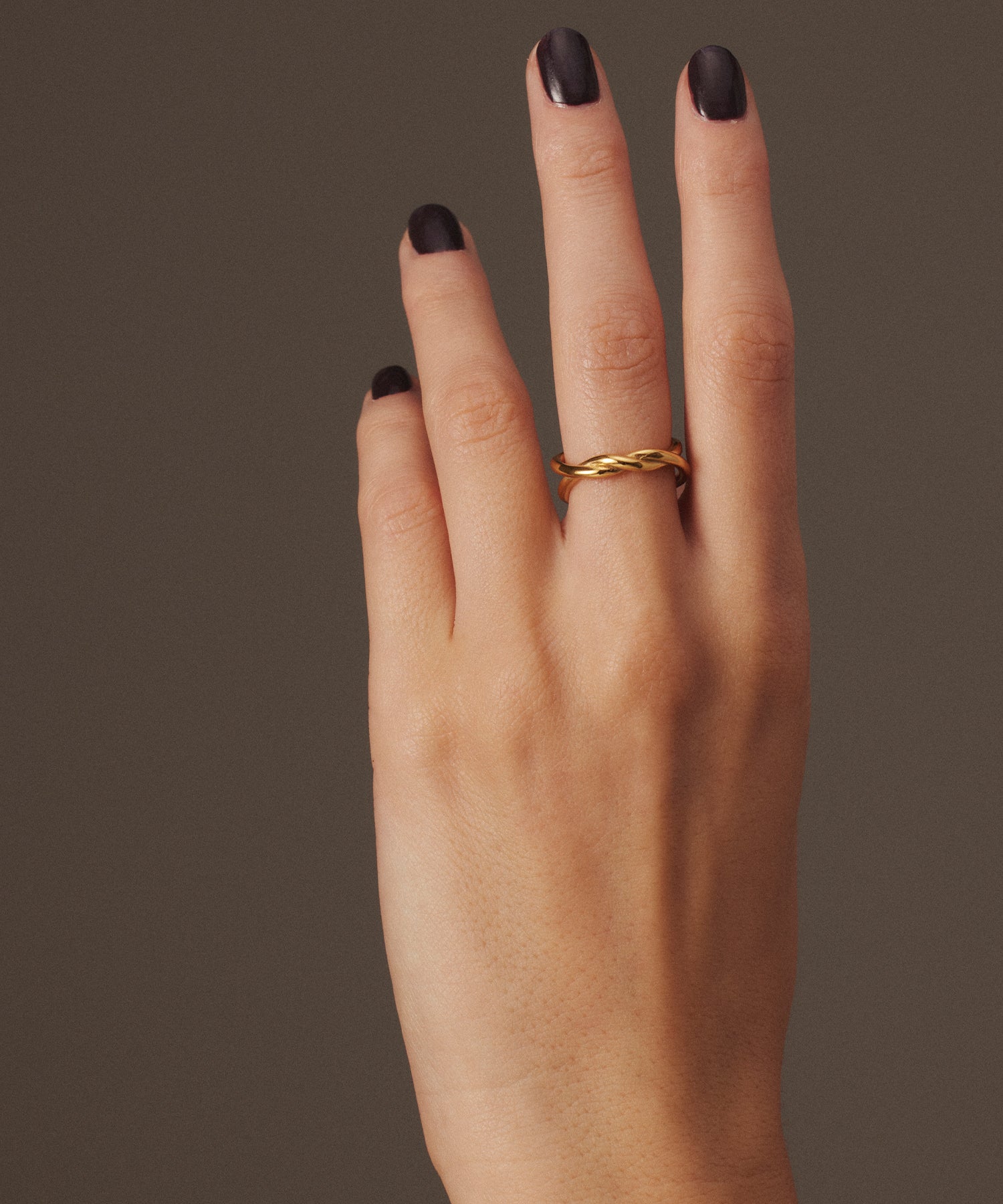 [Gold] Twist Rope Ring