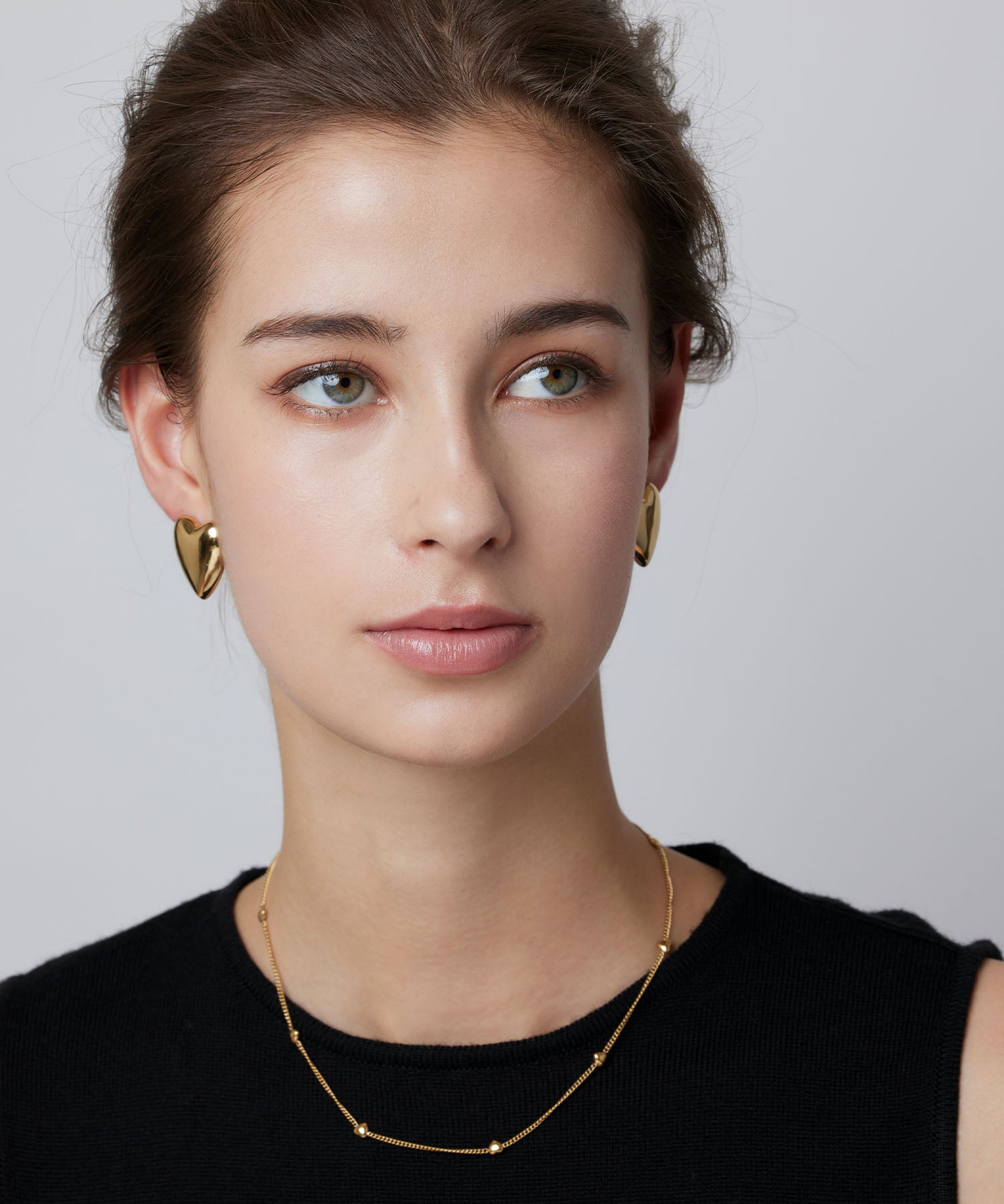 [Gold] Heart Chain Necklace