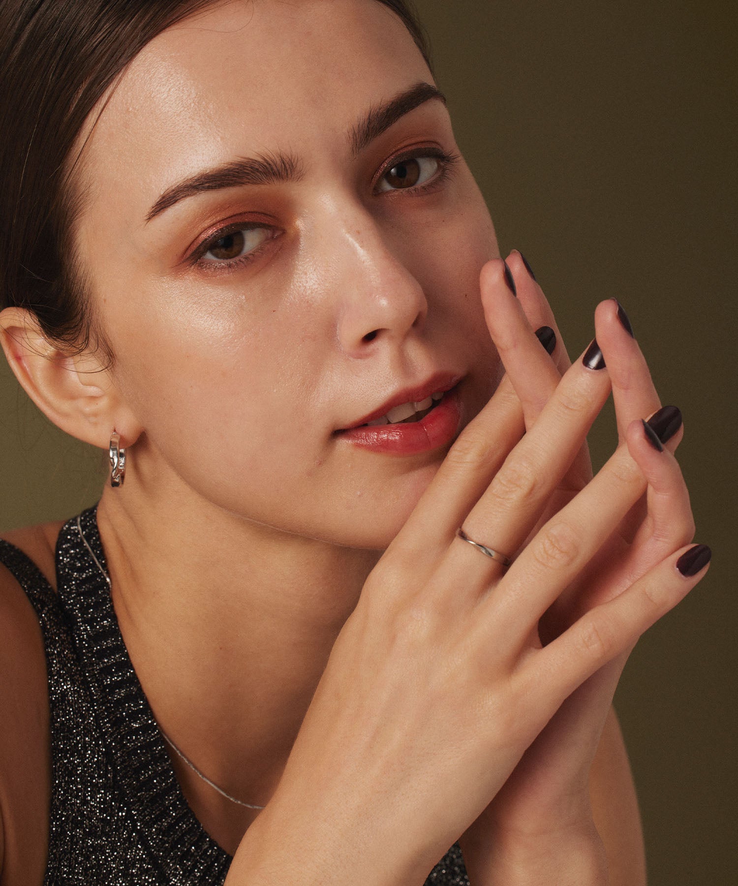 [Silver] Shave Earrings