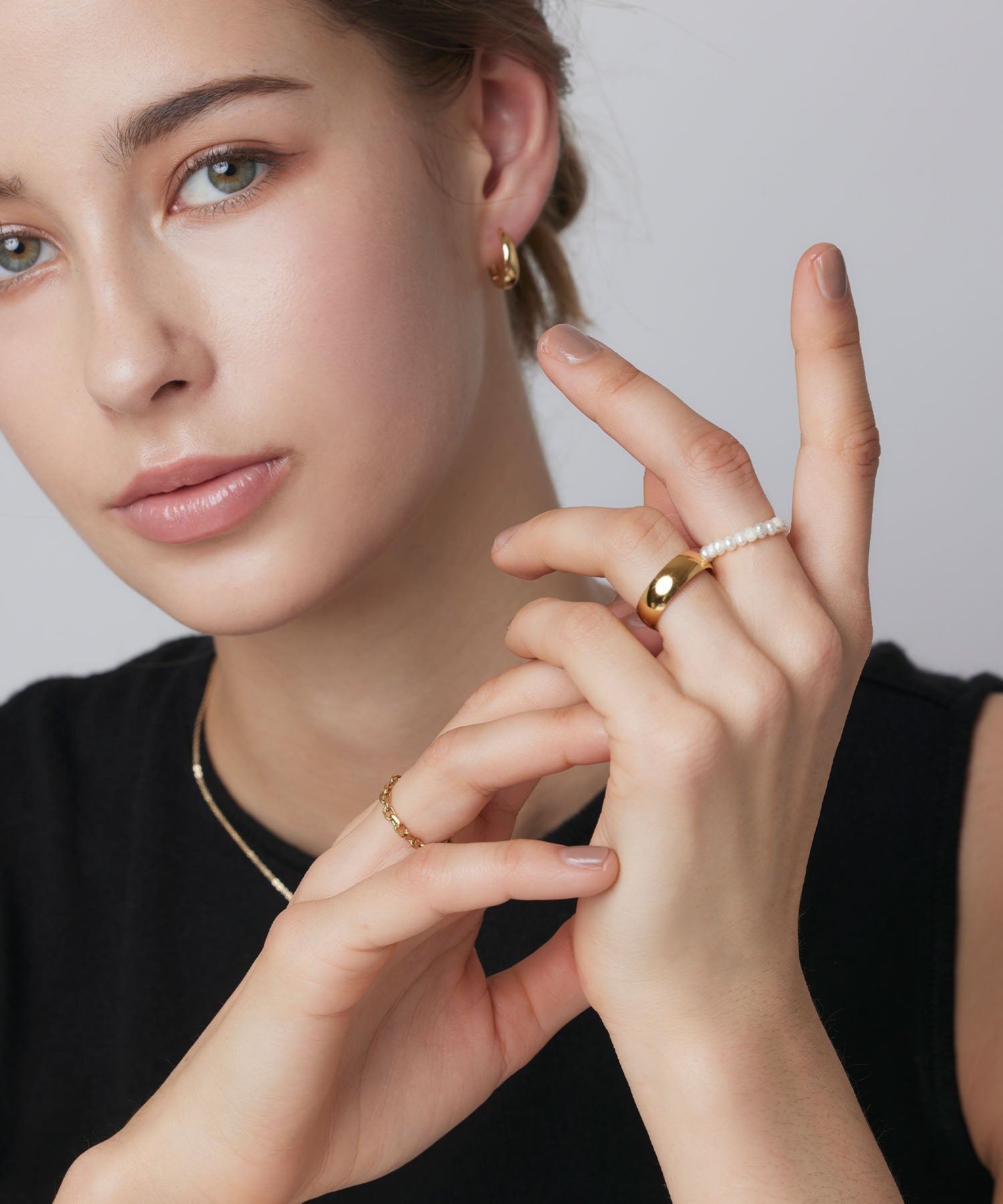 ゴールド]セットリング タイプB