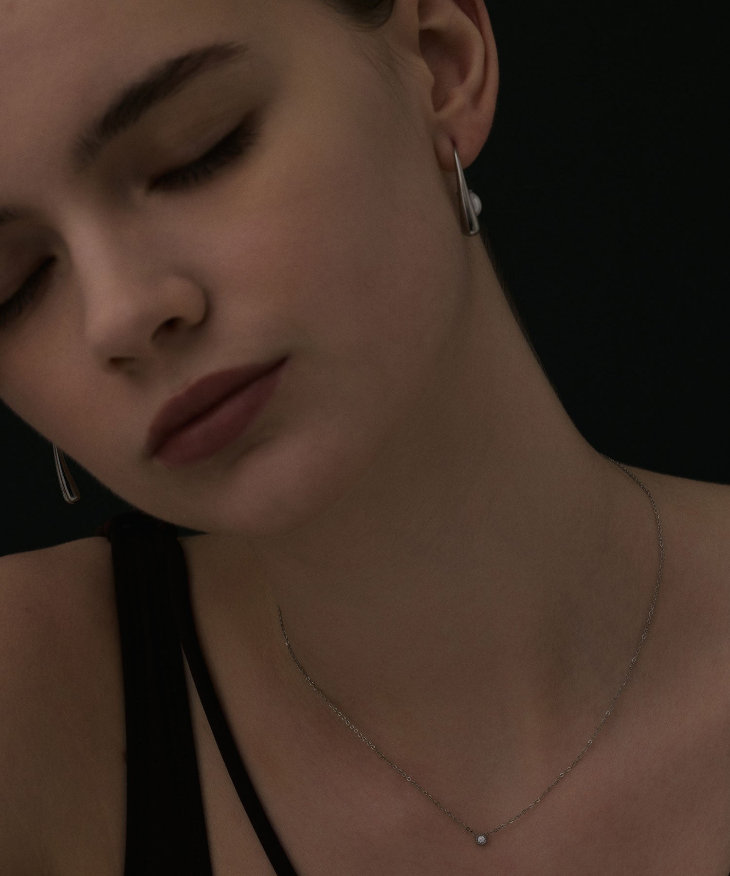 シルバー]2wayパールアイシクルピアス