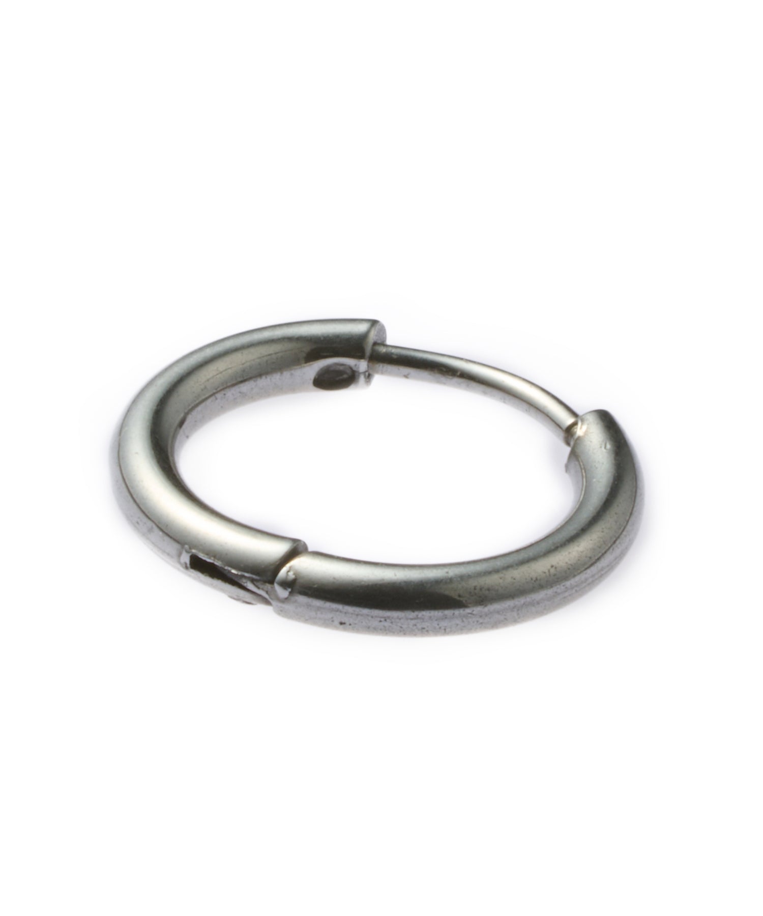 [シルバー]ワンタッチループピアス14mm