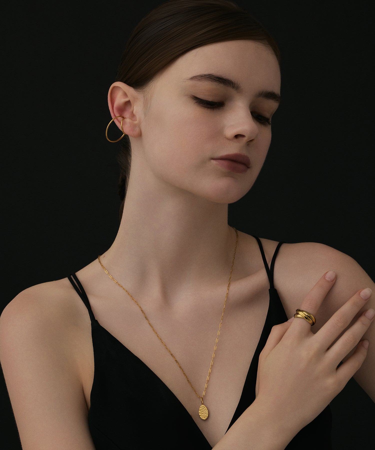 [ゴールド]トリプルウェブリング