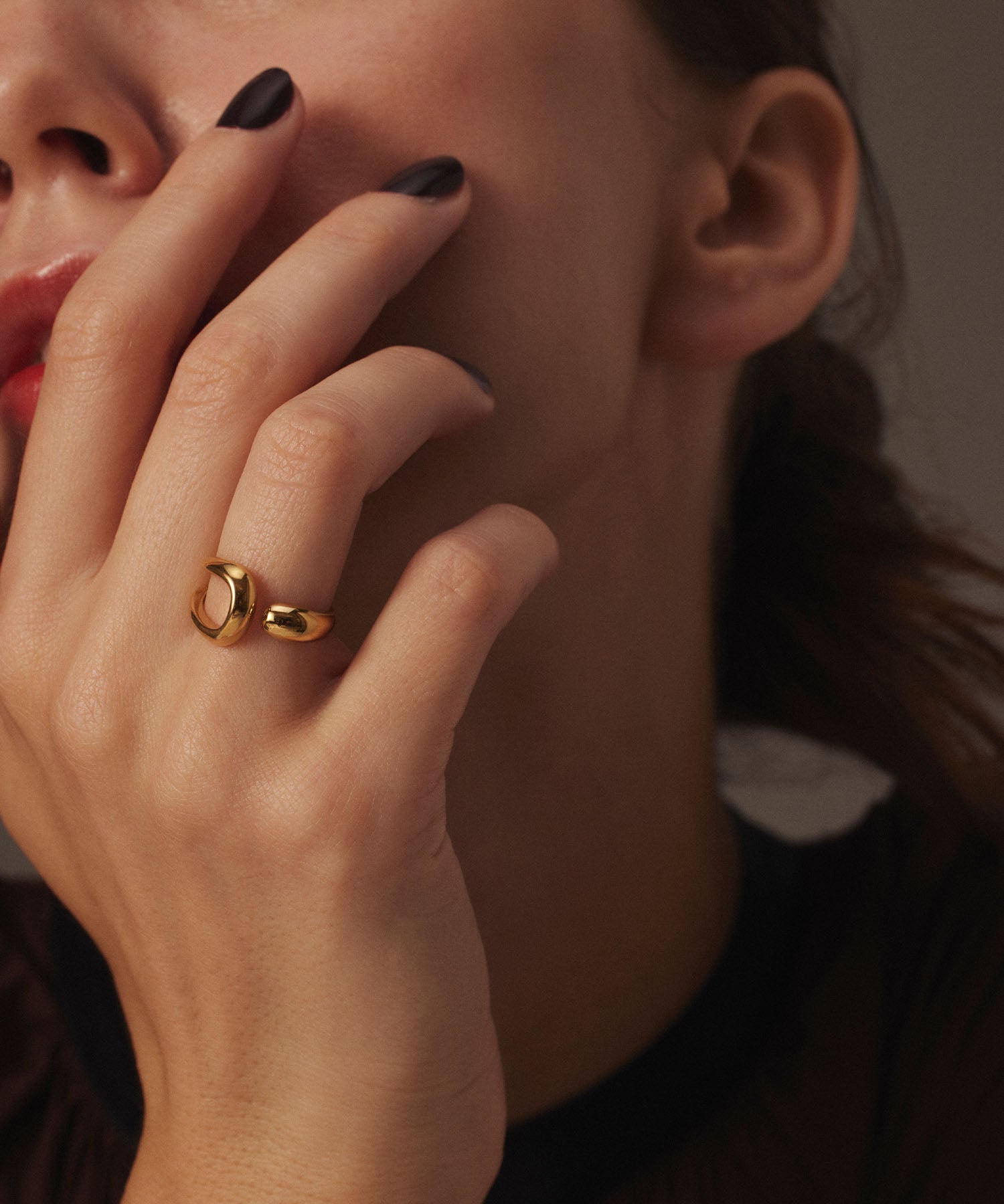 [Gold] Hold Line Ring