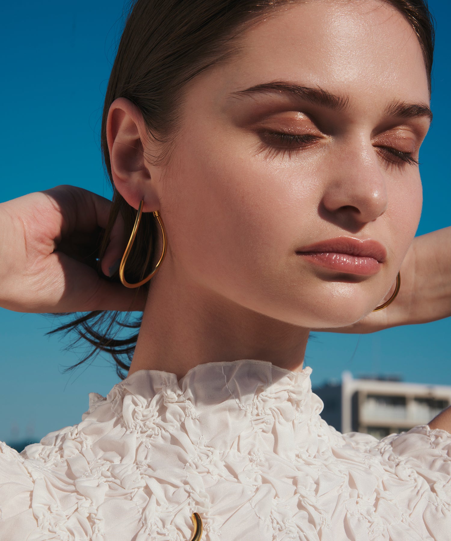[Gold] Big Drop Earrings