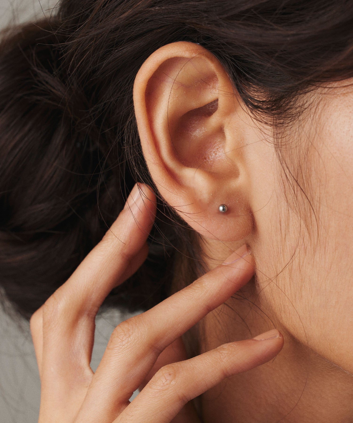 [シルバー]ピンボールピアス