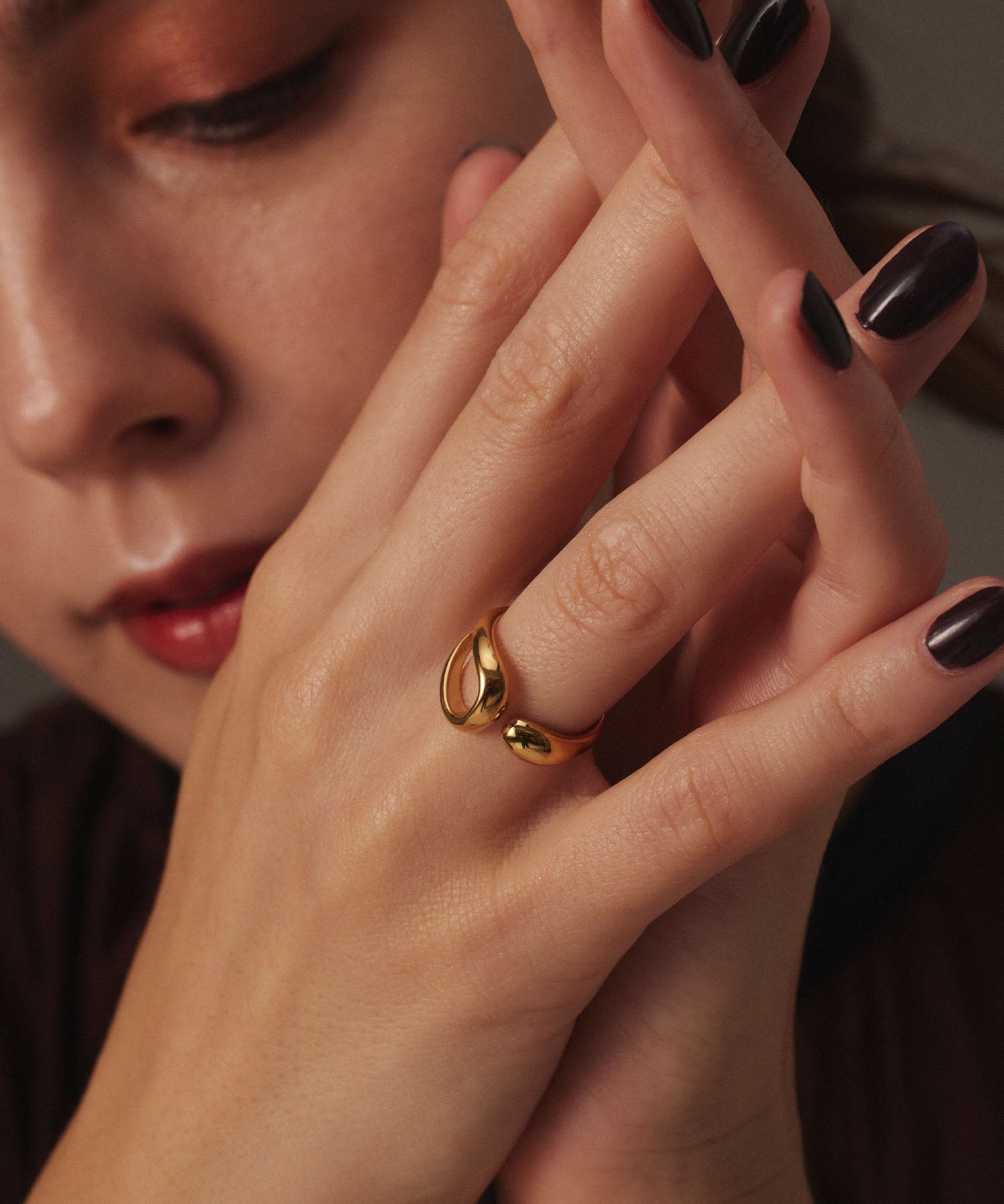 [Gold] Hold Line Ring