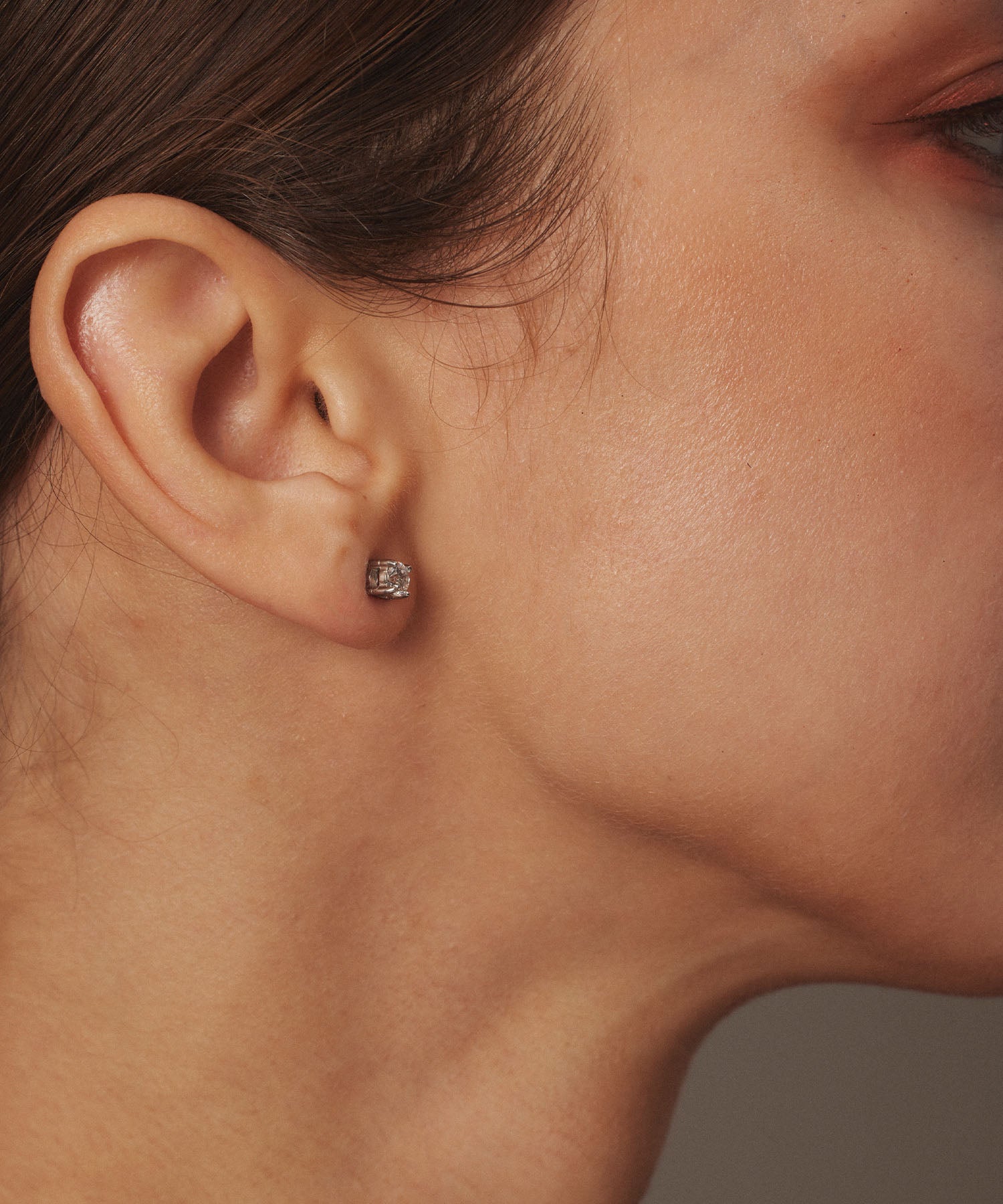 [Silver] Zirconia earrings