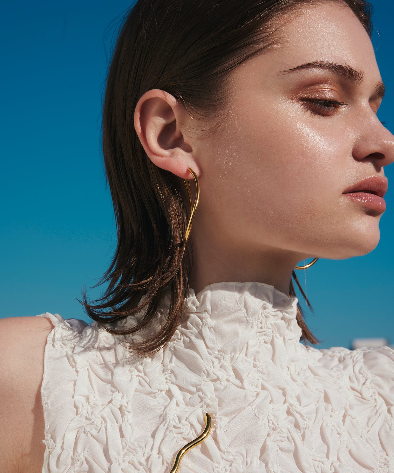 [Gold] Big Drop Earrings