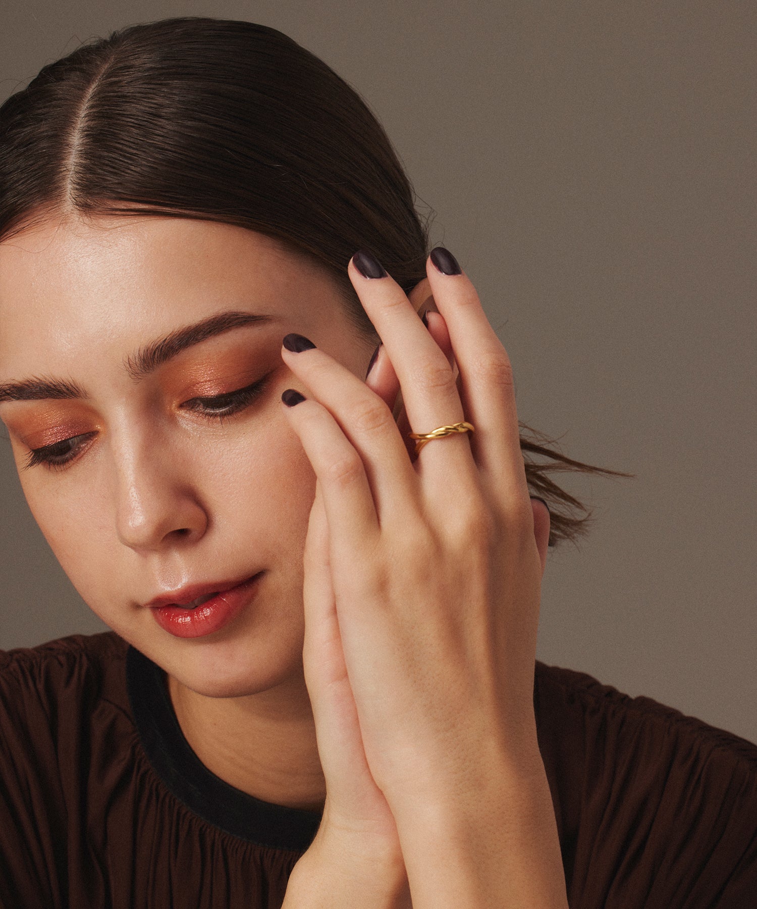[Gold] Twist Rope Ring