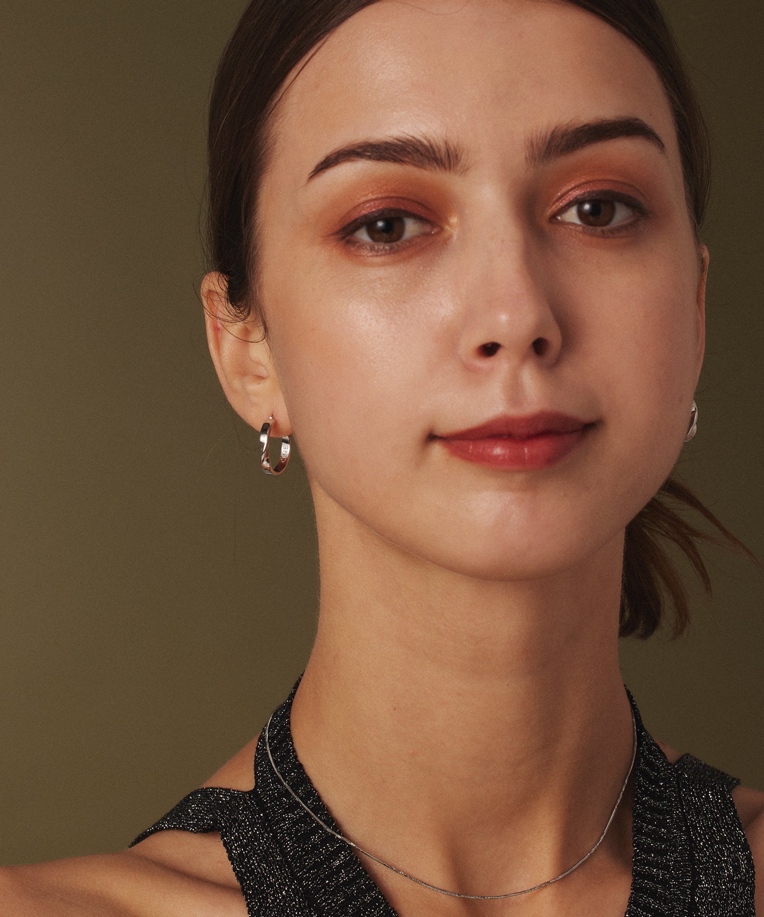 [Silver] Shave Earrings