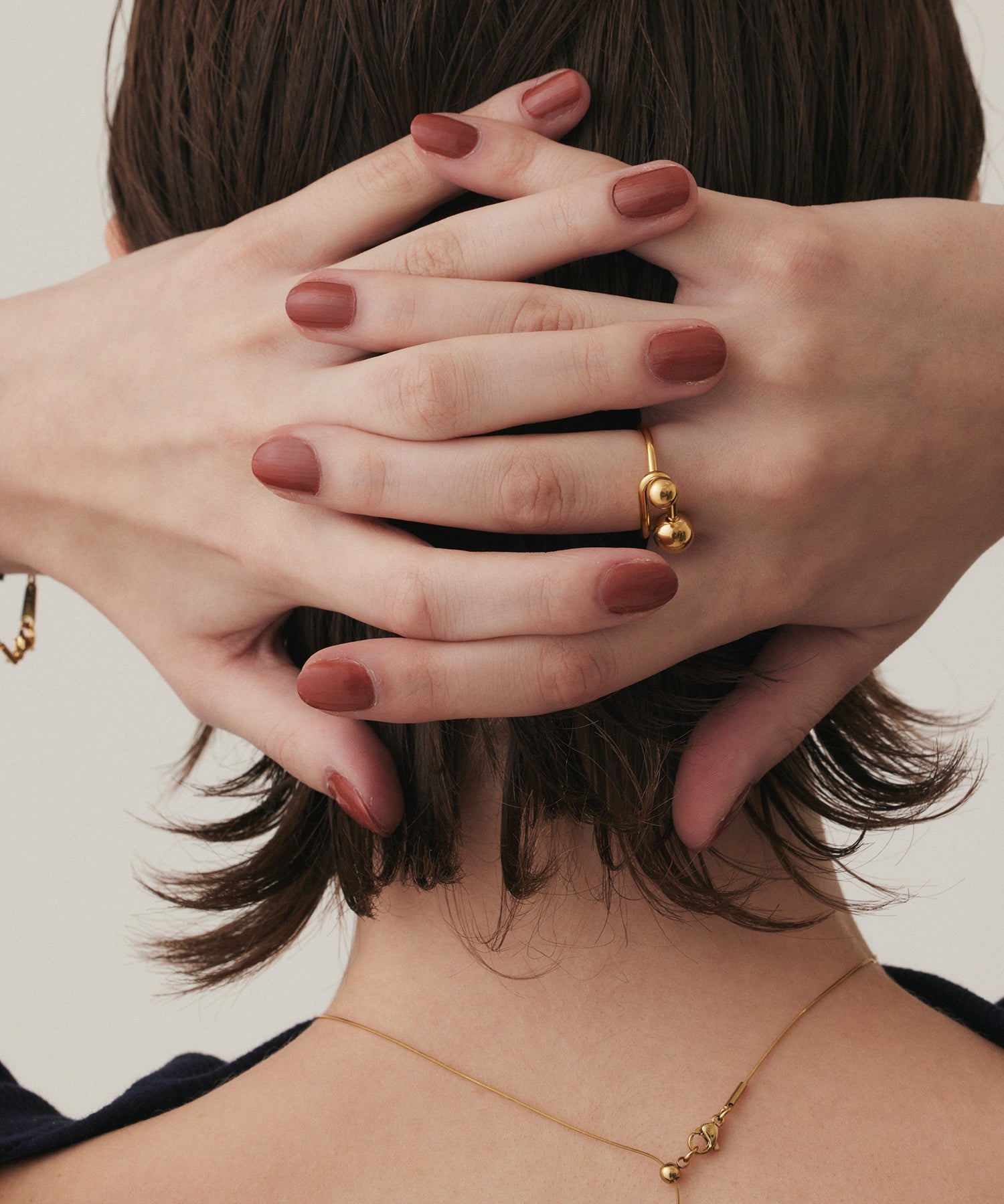 [Gold] Ball Hook Ring