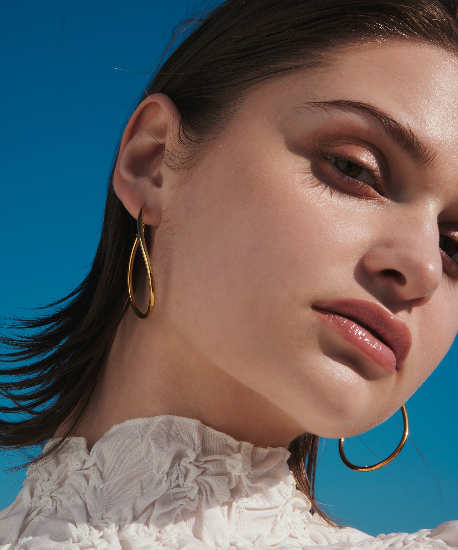 [Gold] Big Drop Earrings