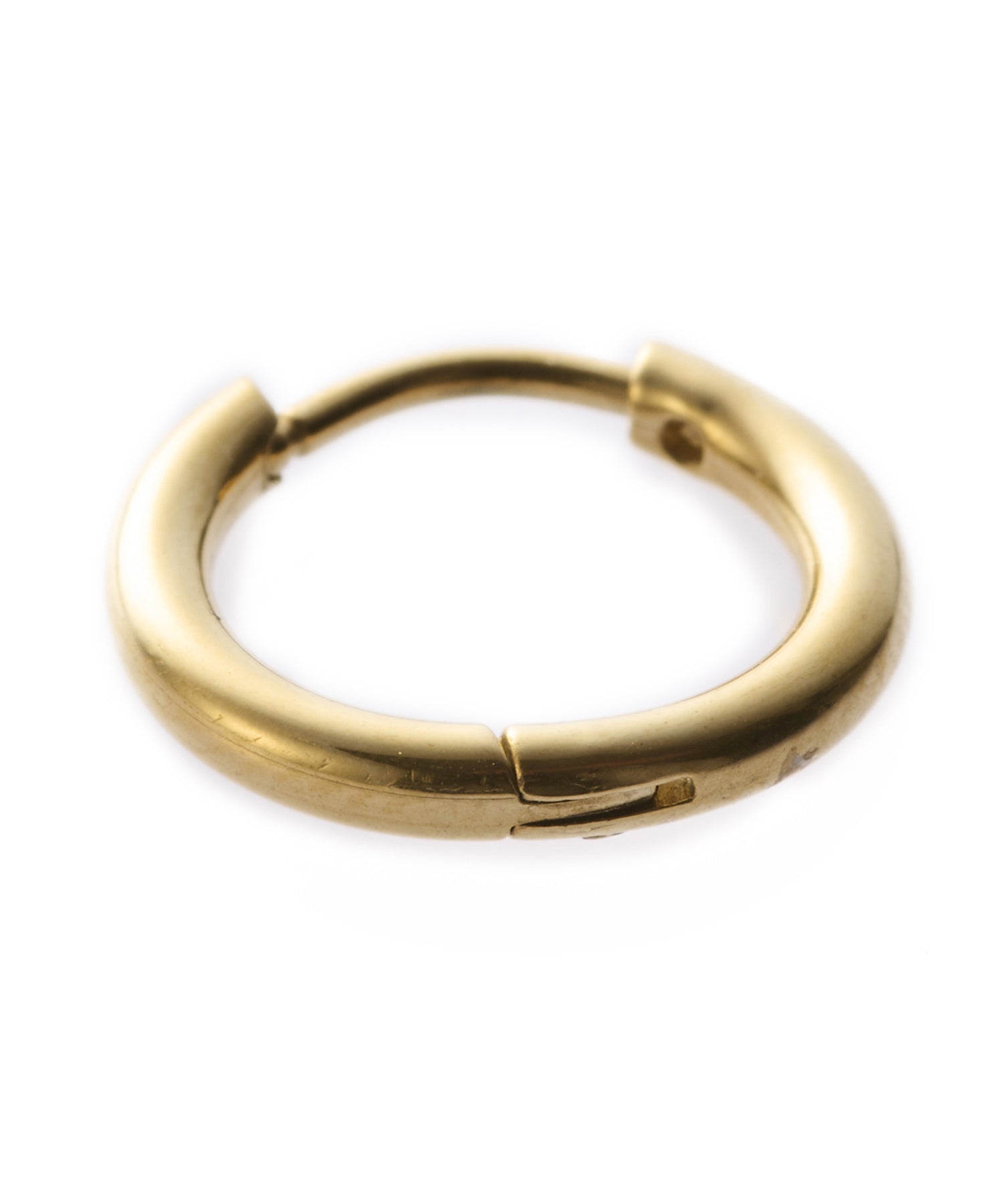 [wingbling] 14K Gold☆Rooney's one-touch ring Earrings Gold] One-touch loop earrings 14mm – CENE