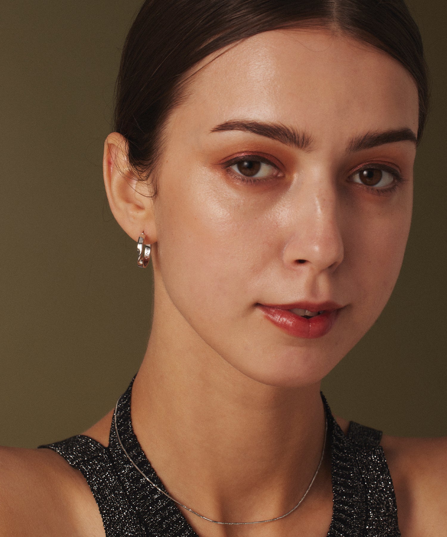 [Silver] Shave Earrings