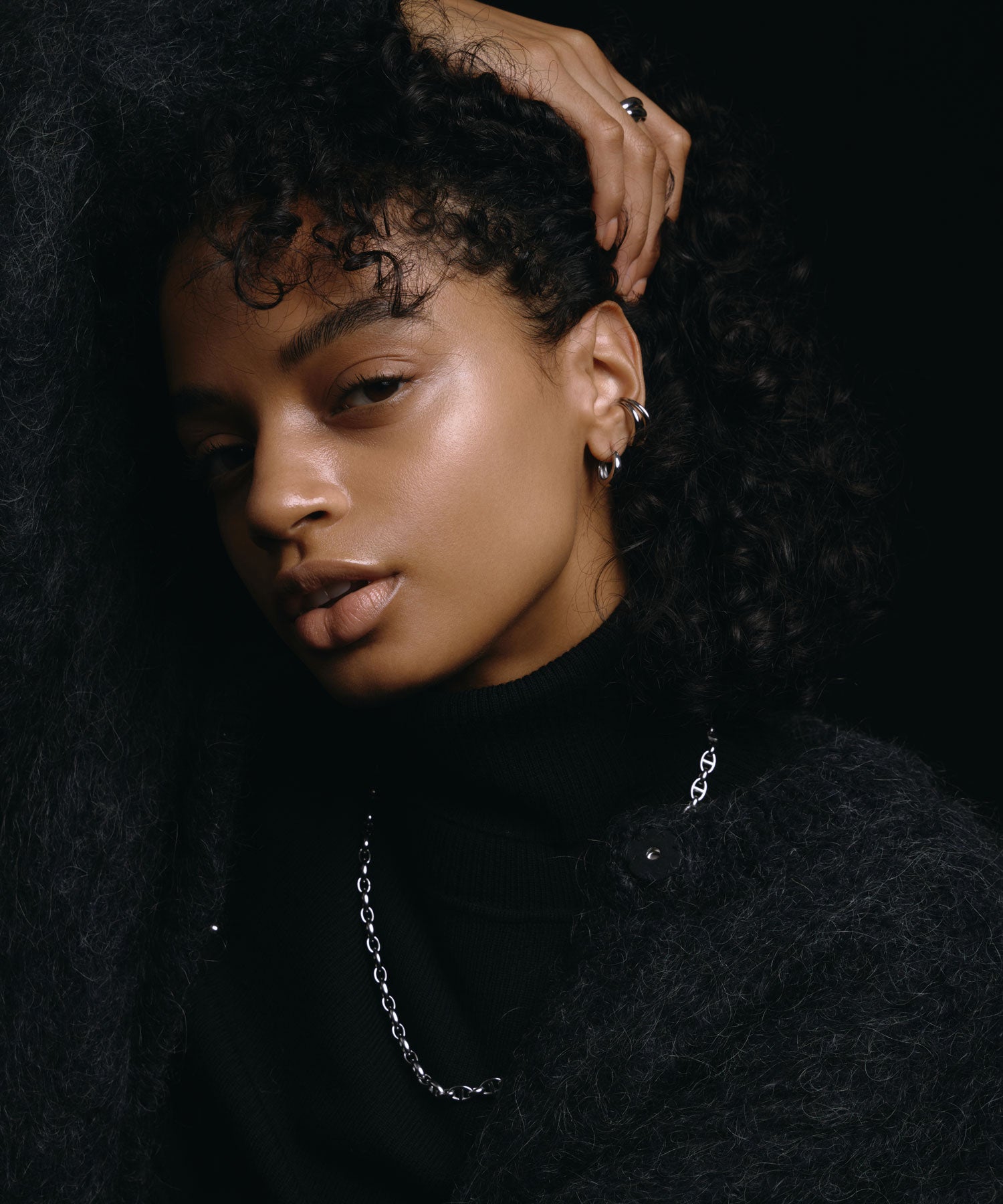 [シルバー]アンカーチェーンネックレス