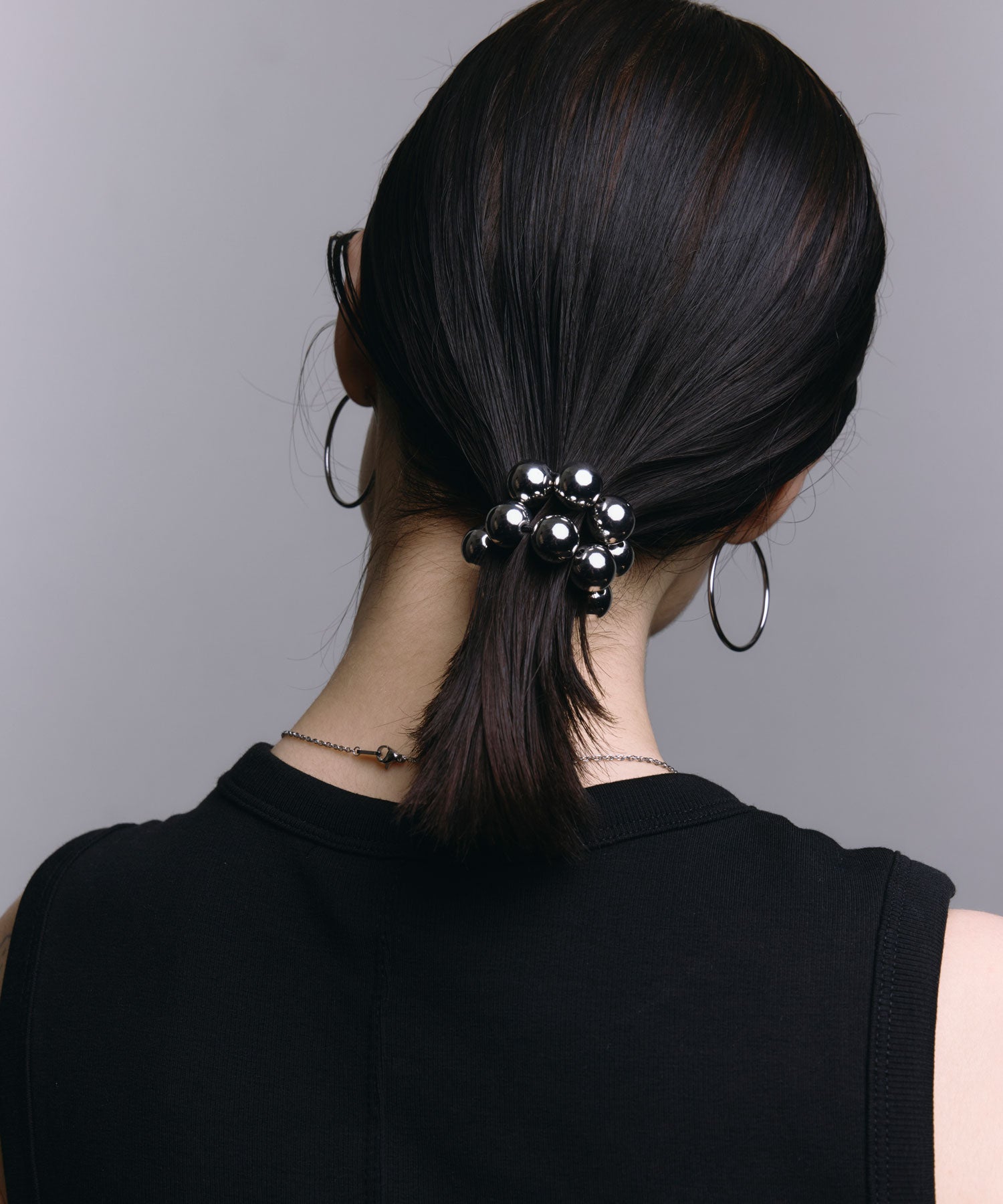 [シルバー]ボールヘアタイ