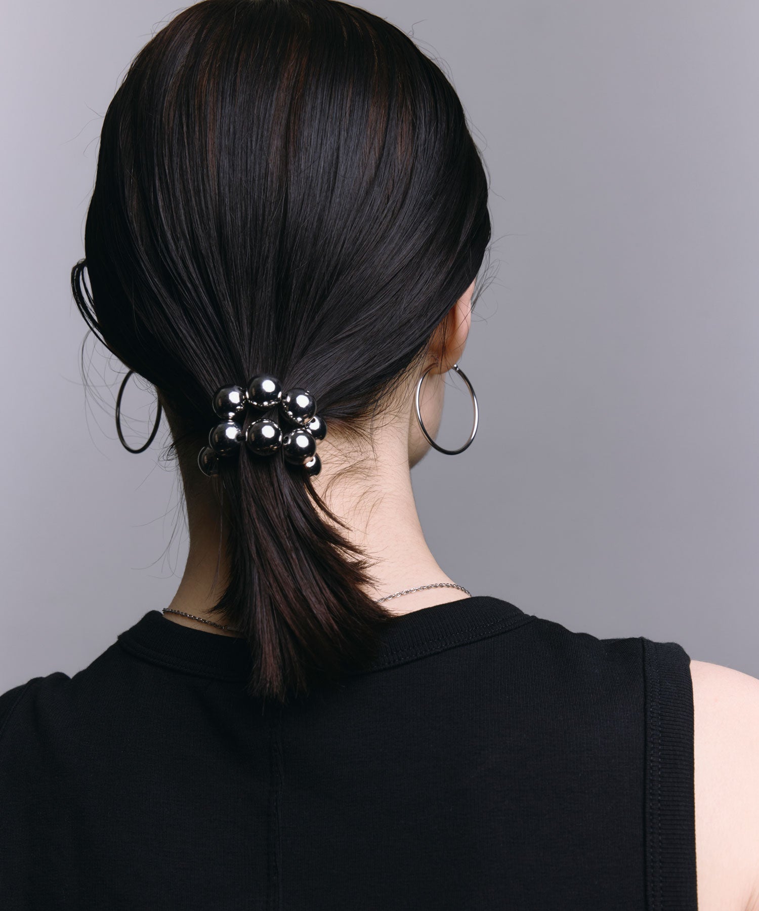 [シルバー]ボールヘアタイ