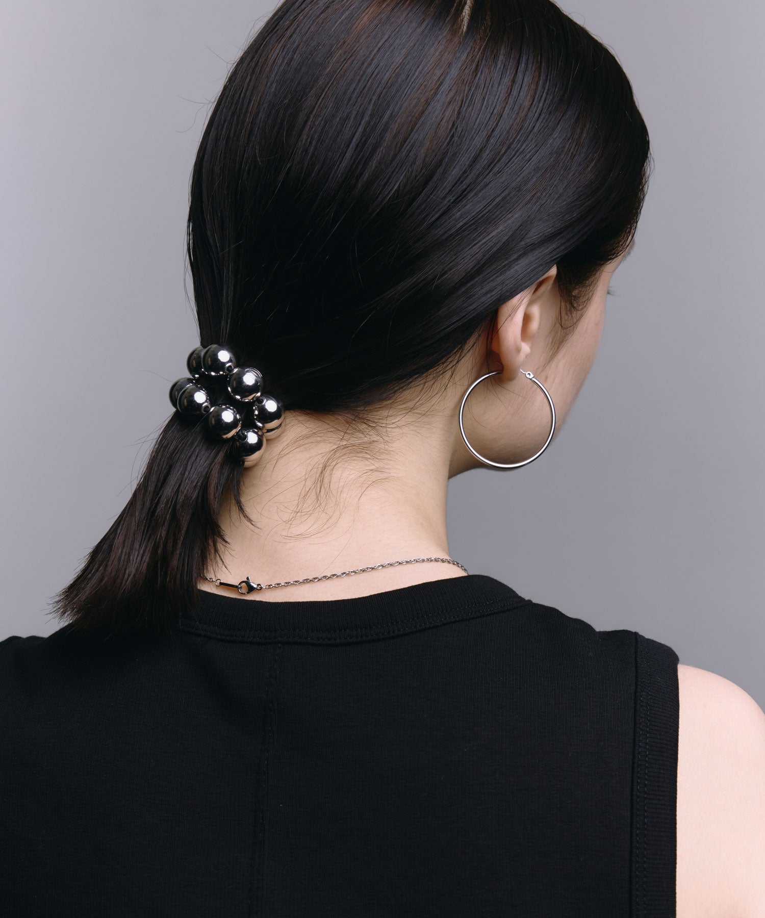 [シルバー]ボールヘアタイ