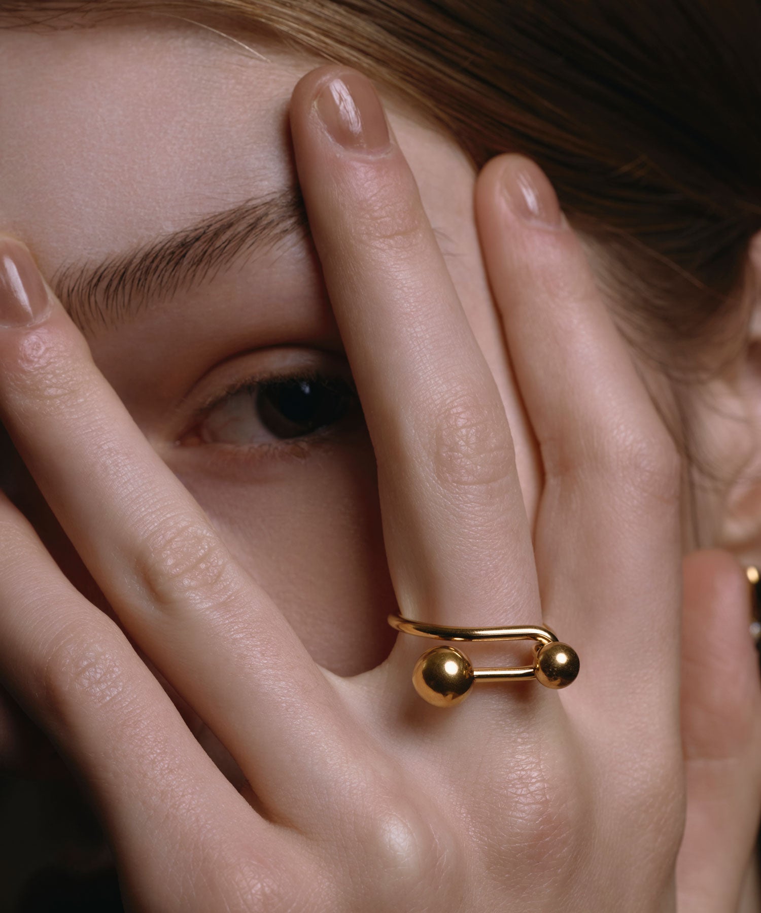 [ゴールド]ボールフックリング