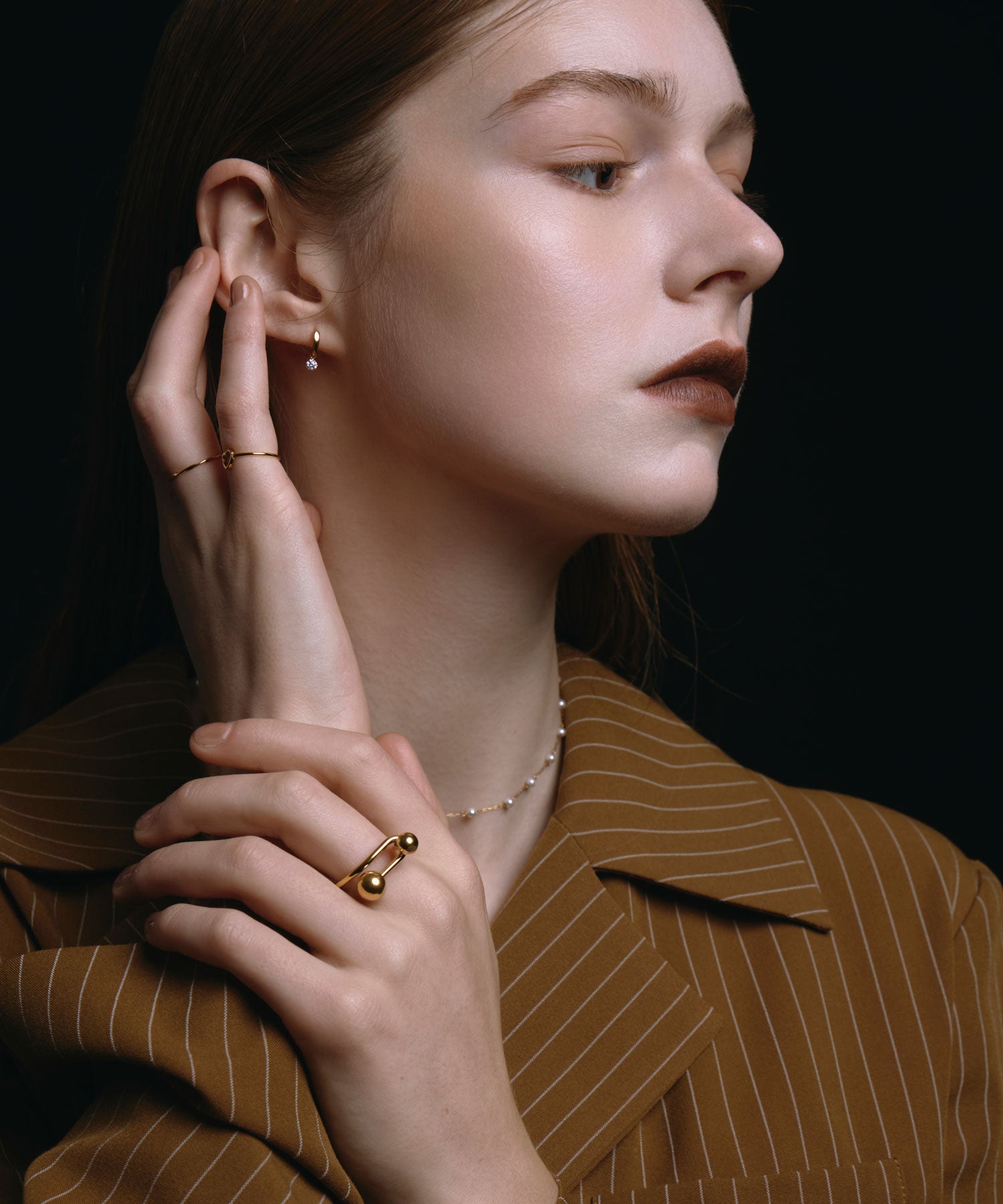 ゴールド]ボールフックリング