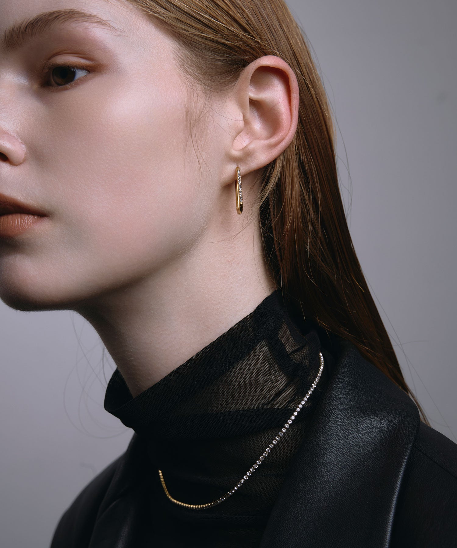 [ゴールド]ビジューネックレス