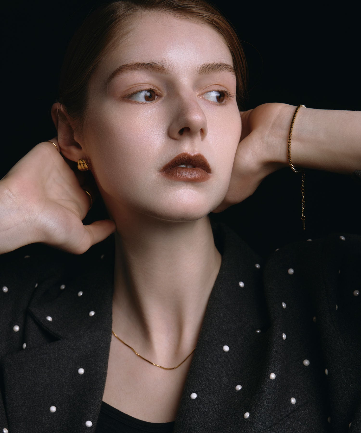 [ゴールド]ボックスチェーンブレスレット