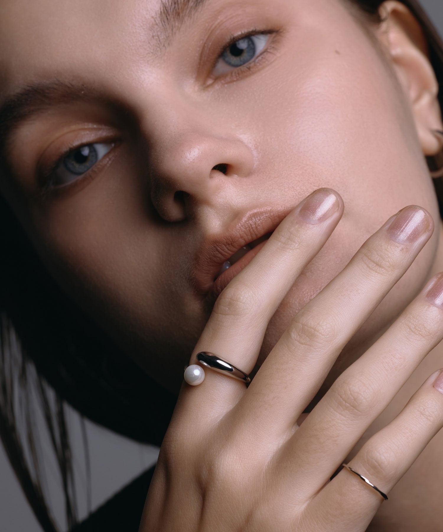 [Silver] Broad Twist Pinky Ring