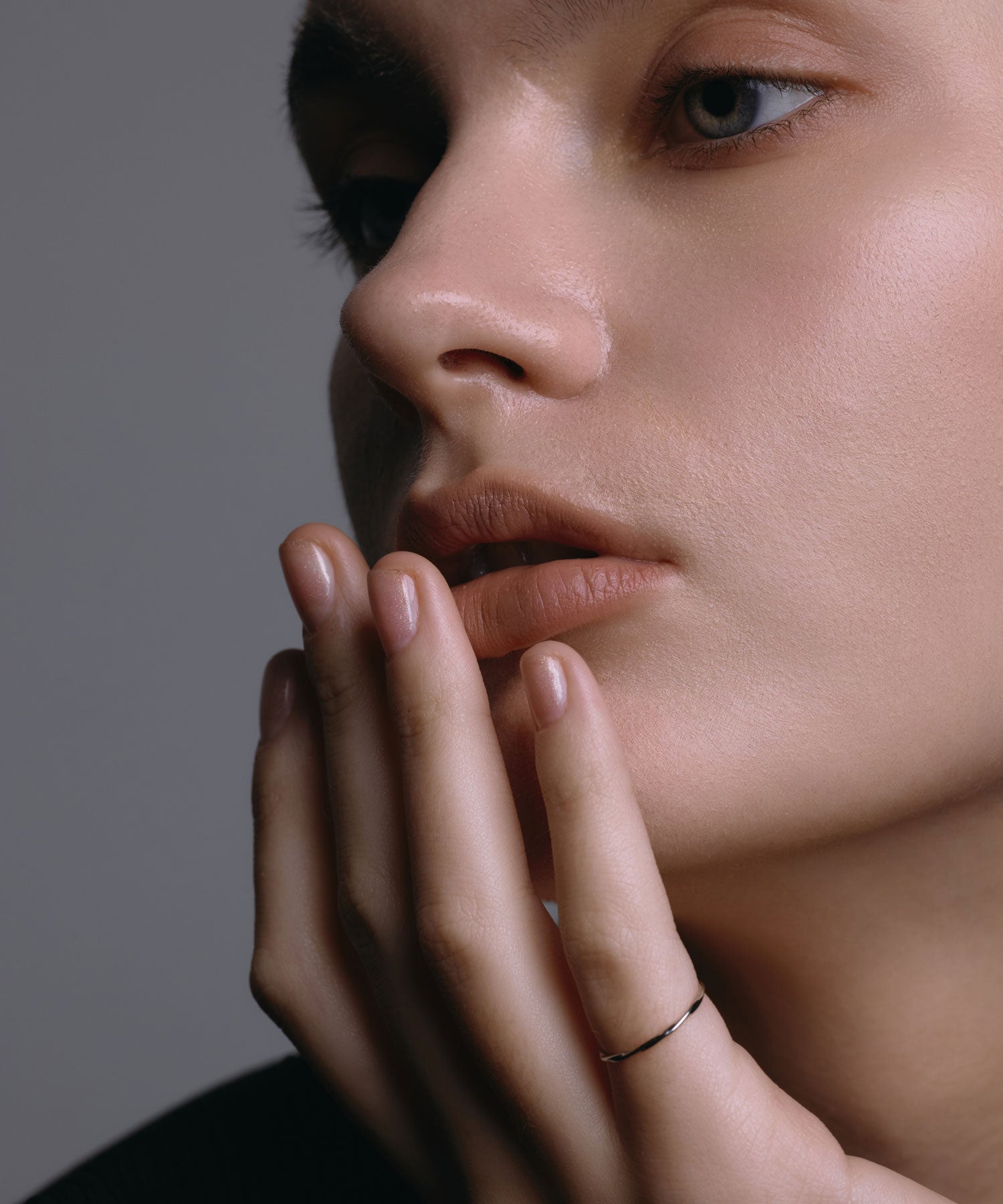 [Silver] Broad Twist Pinky Ring