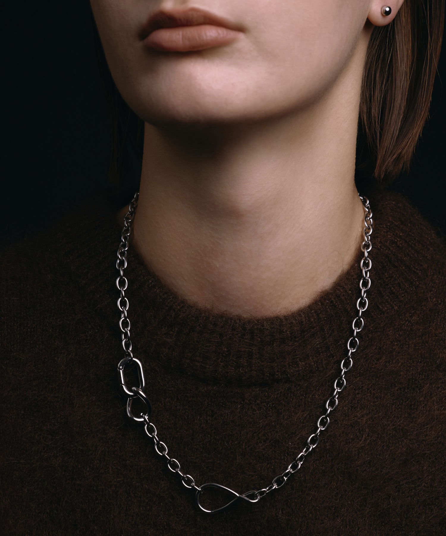 [Silver] Carabiner Necklace