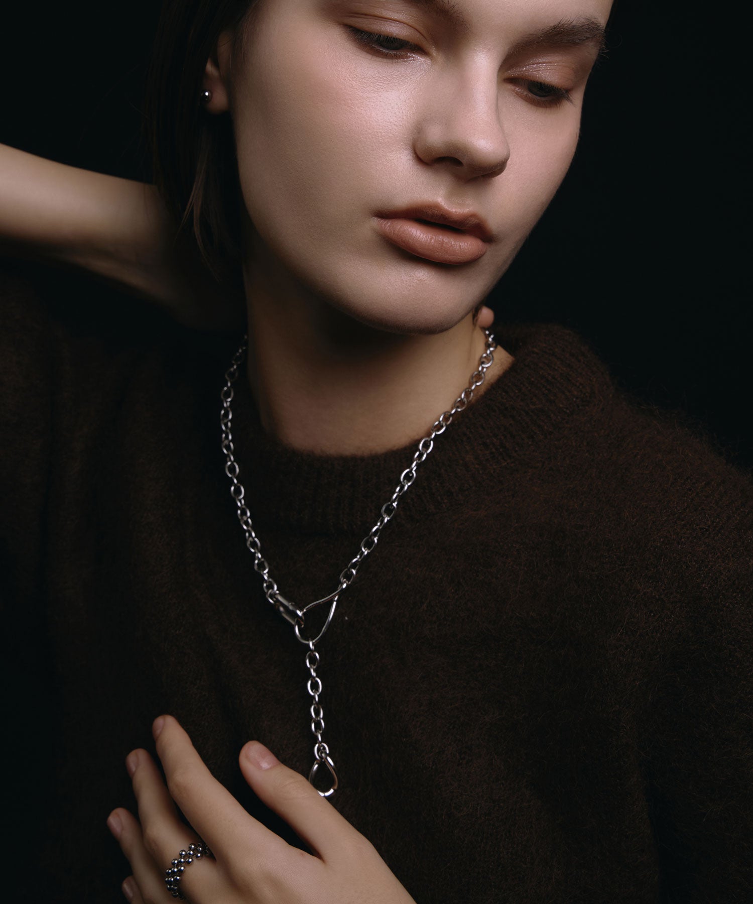 [Silver] Carabiner Necklace