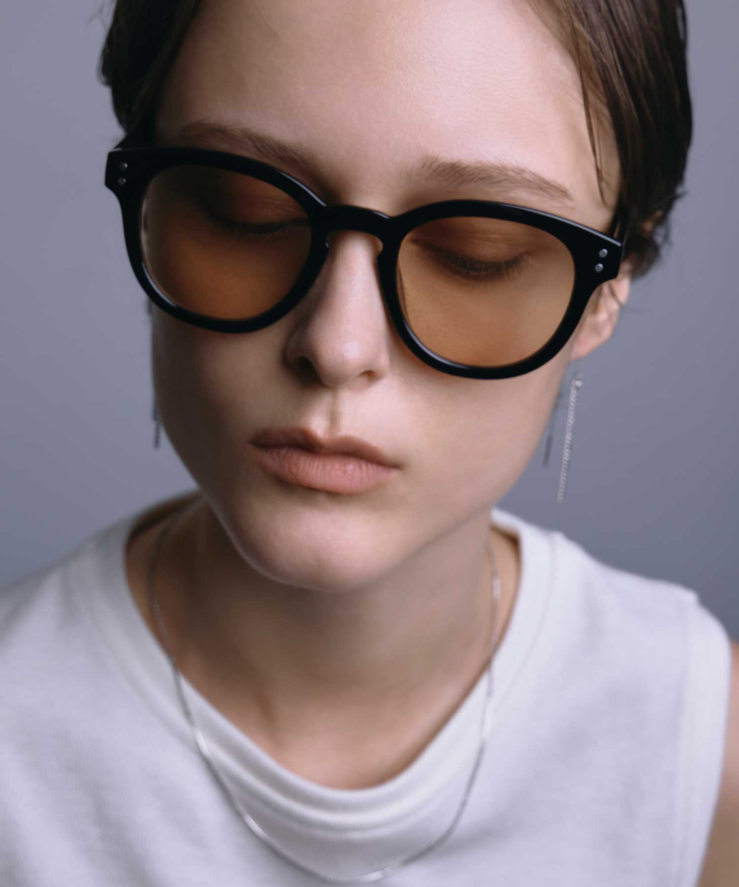 [ブラックxベージュ]クラシックウェリントン